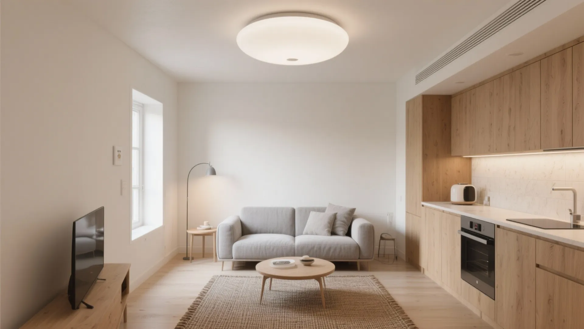 Minimal Flush-Mounts for Low Ceilings