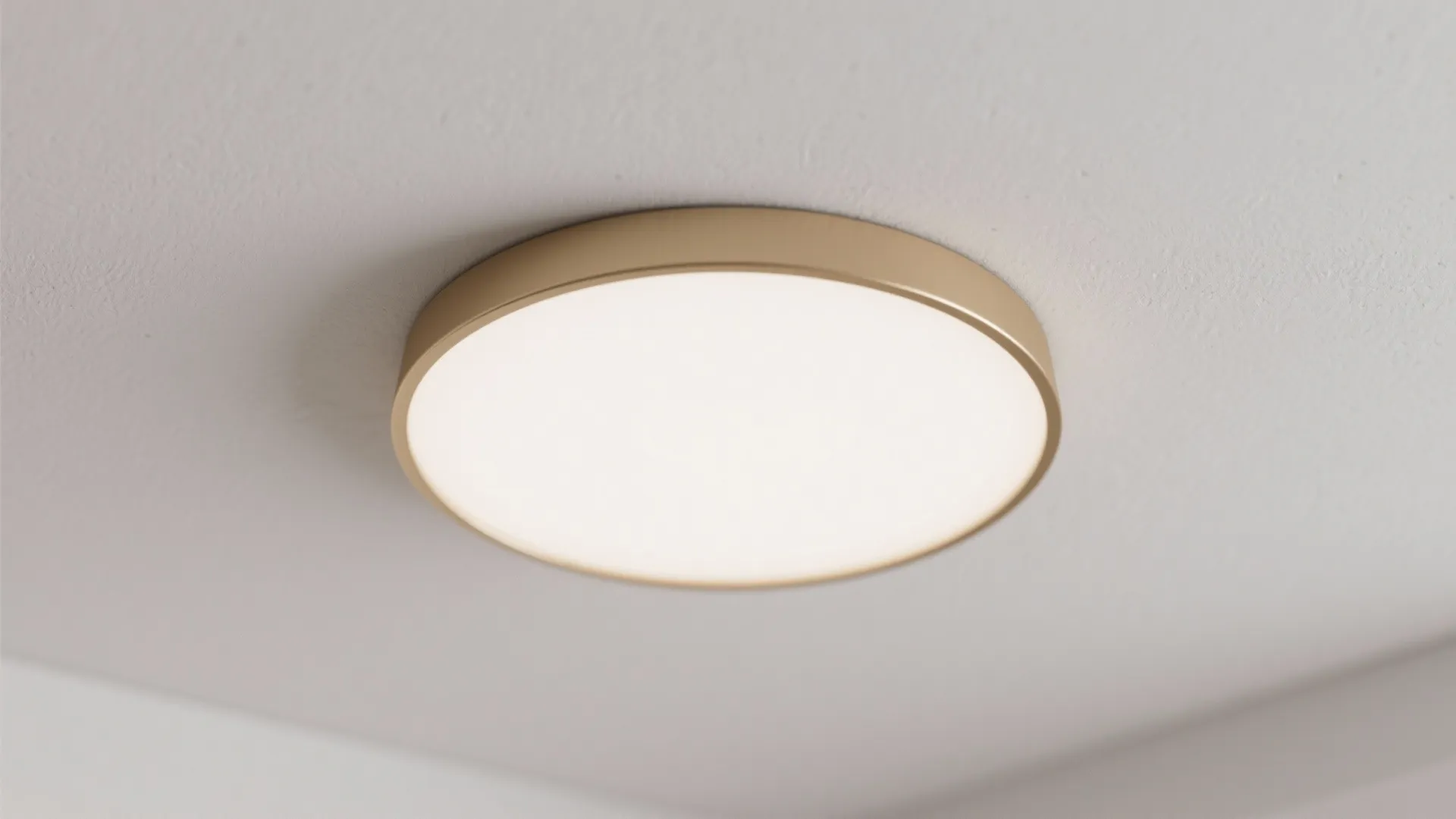 Low-profile LED flush mounts that stretch the hallway