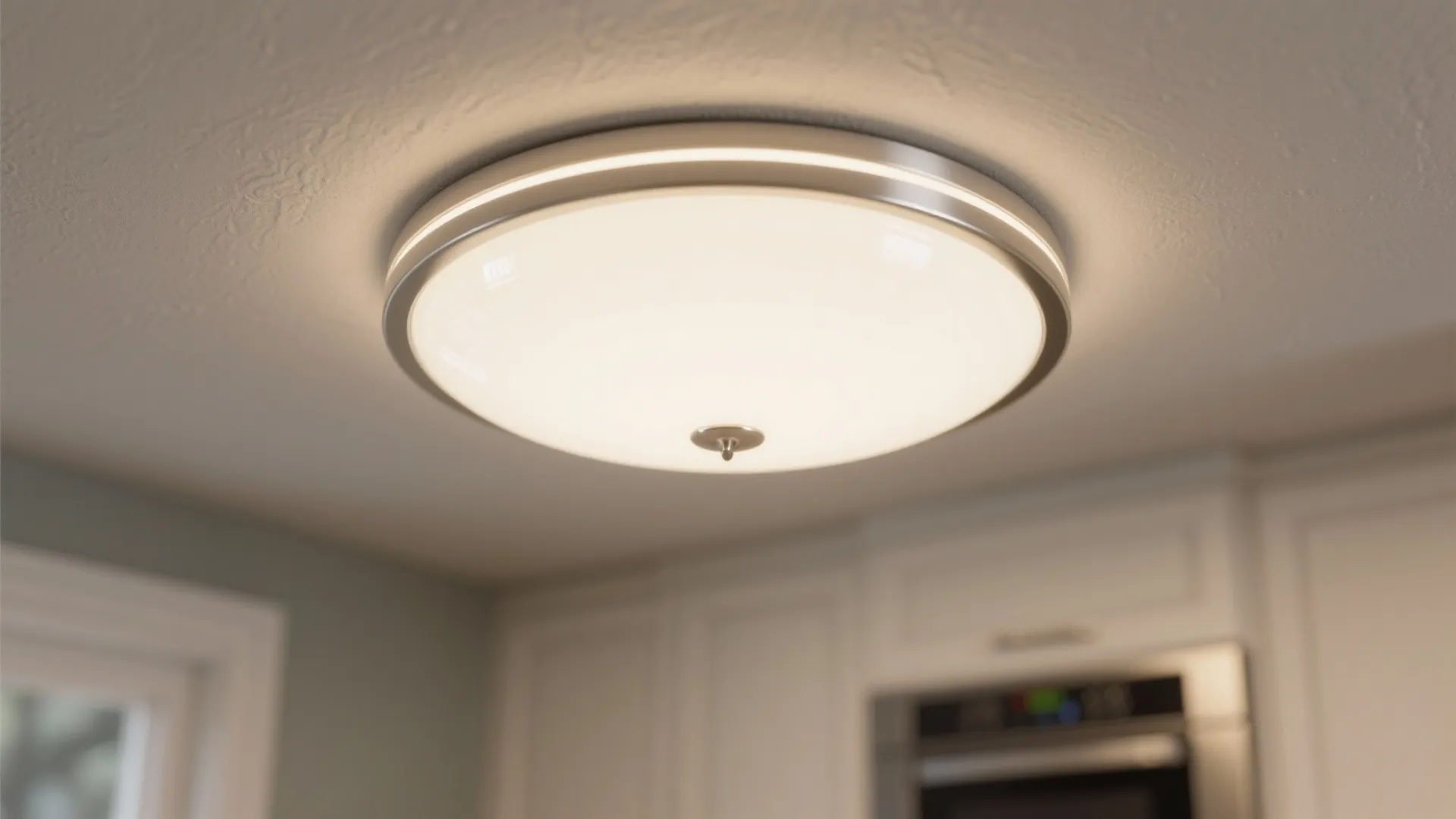 Statement flush-mounts for low ceilings