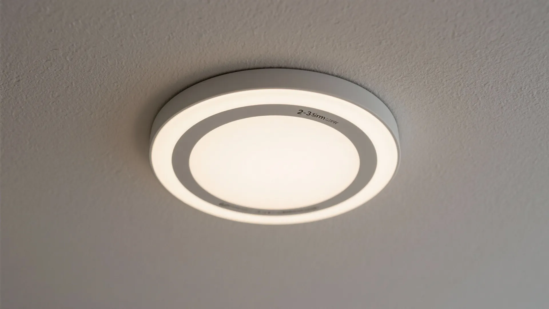 Minimalist flush mount LED ceiling