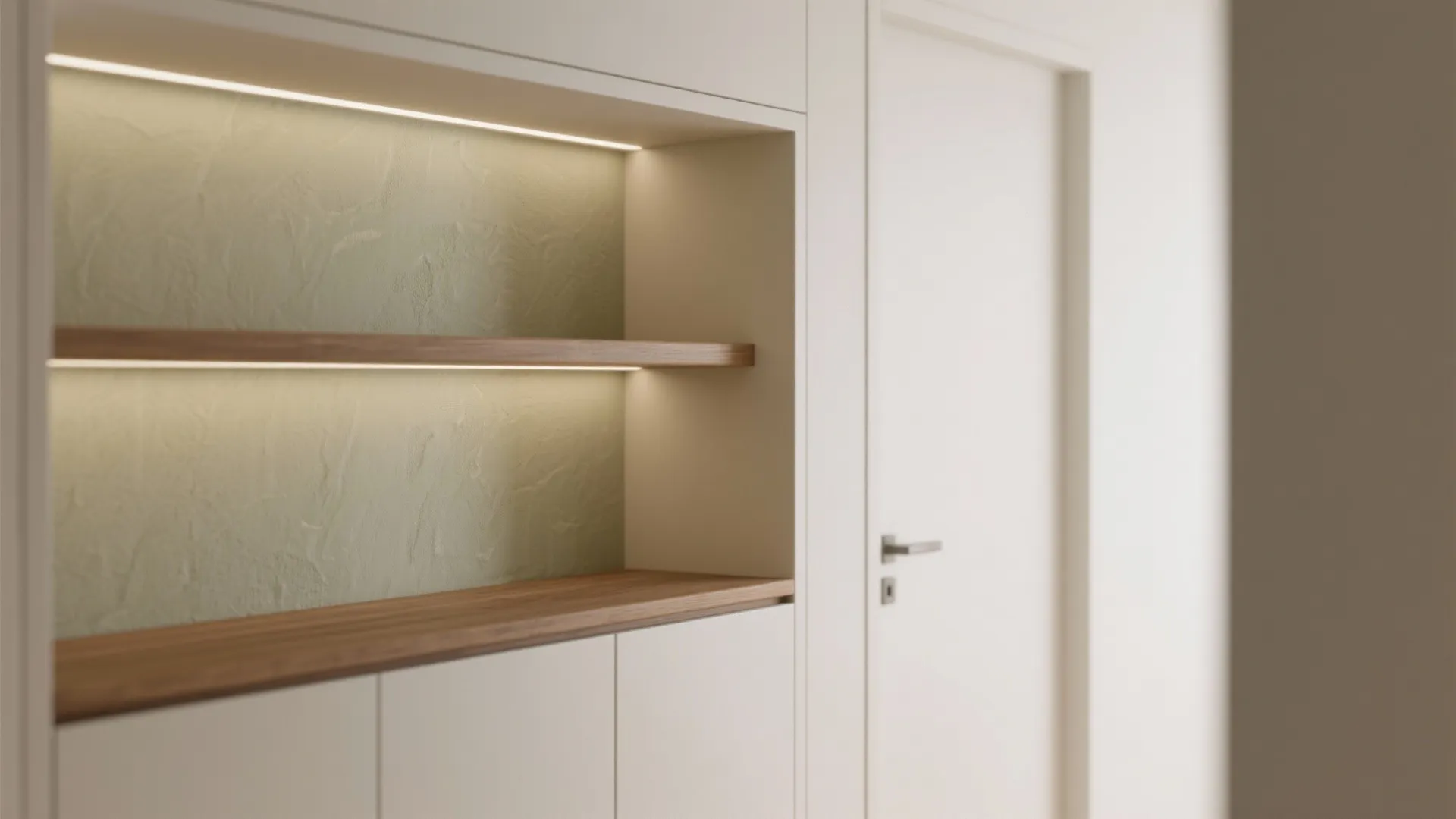 Built-In Niches and Storage That Disappear