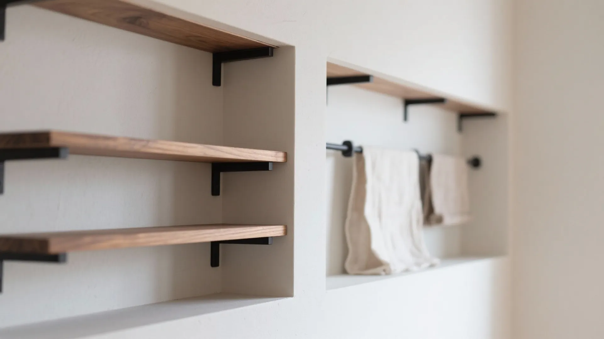 収納技巧を“壁厚”に仕込む：見せない収納で面を揃える日式スタイル