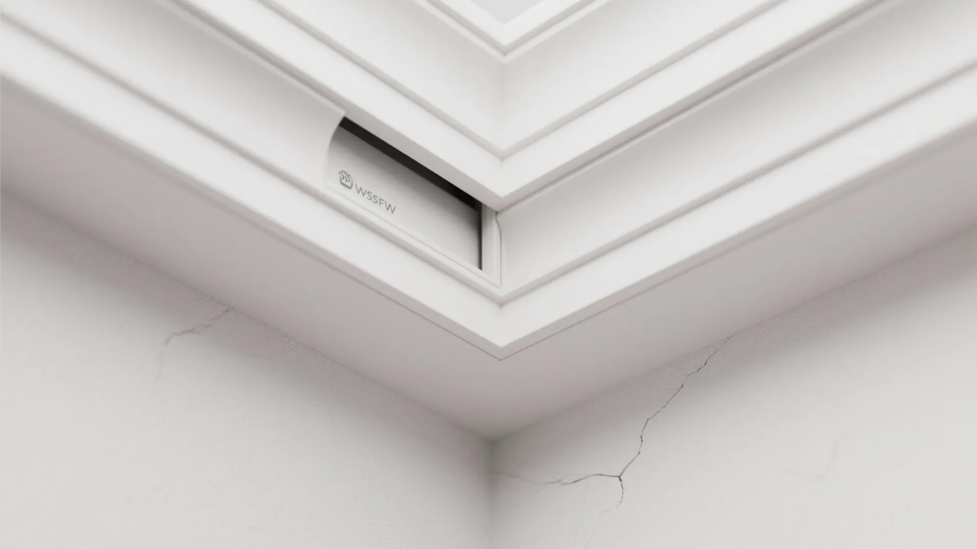 Clean Gypsum Ceiling with Hidden Access Panels