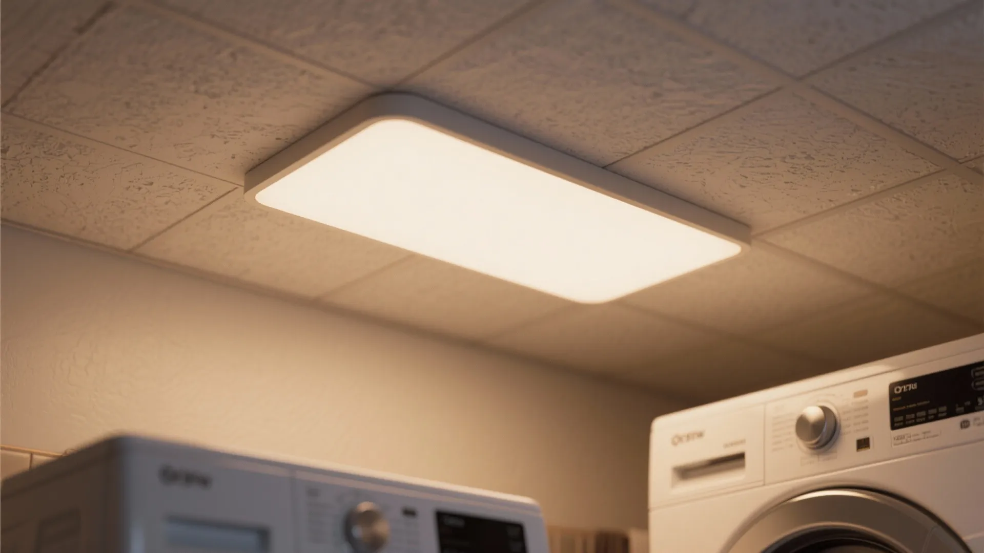 1. Flush-Mount LED Ceiling Panel