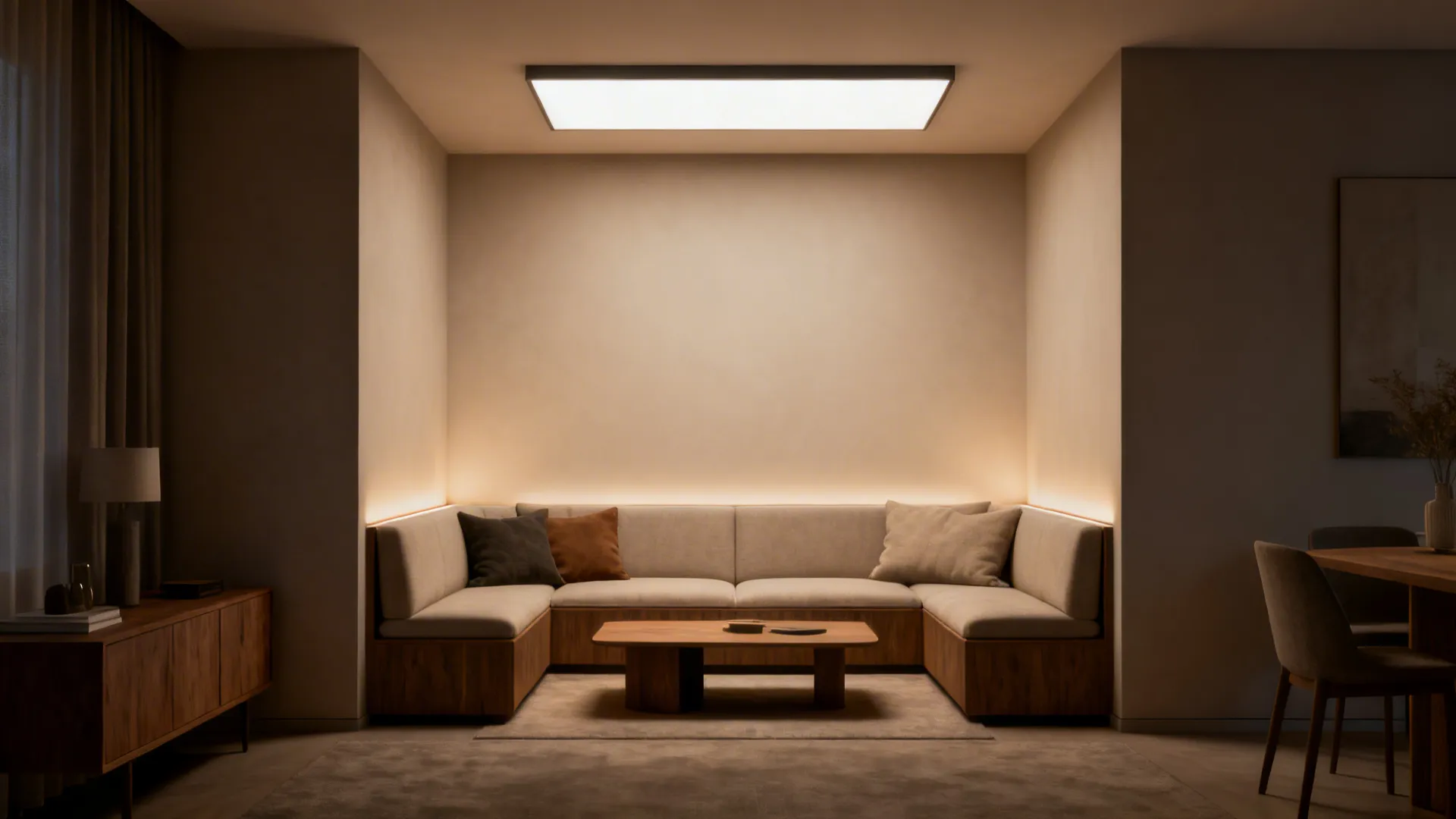 2. Flush-Mount LED Panels for Low Ceilings