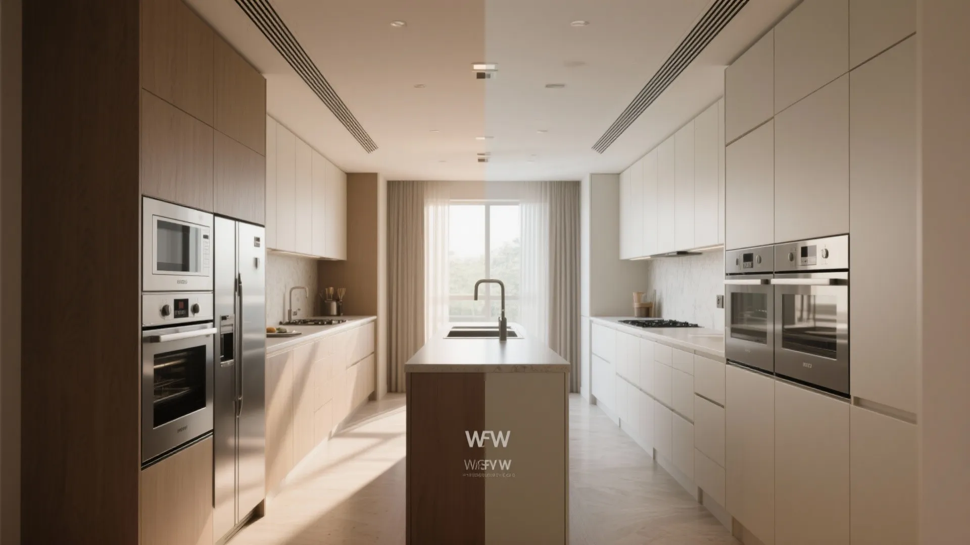 4. Integrated Appliances and Flush Panels