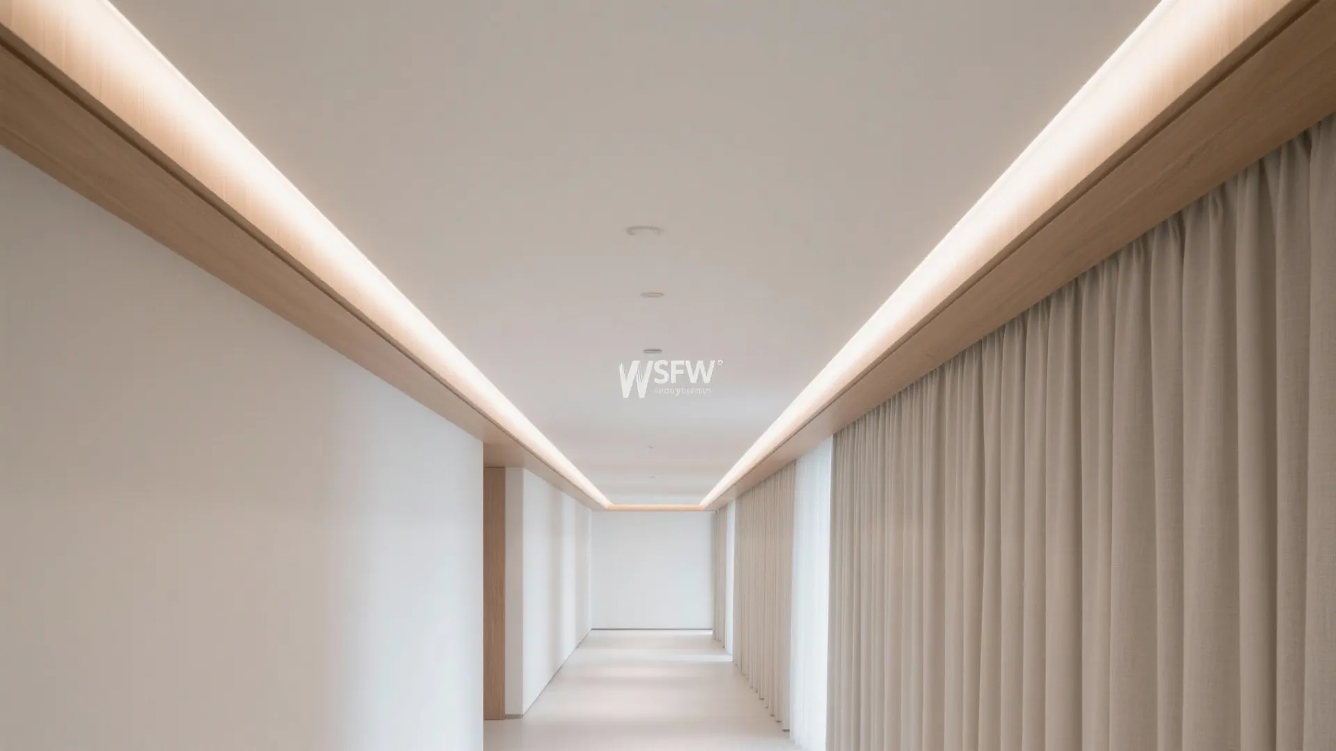 Minimal Flush POP with Warm Wood Edging