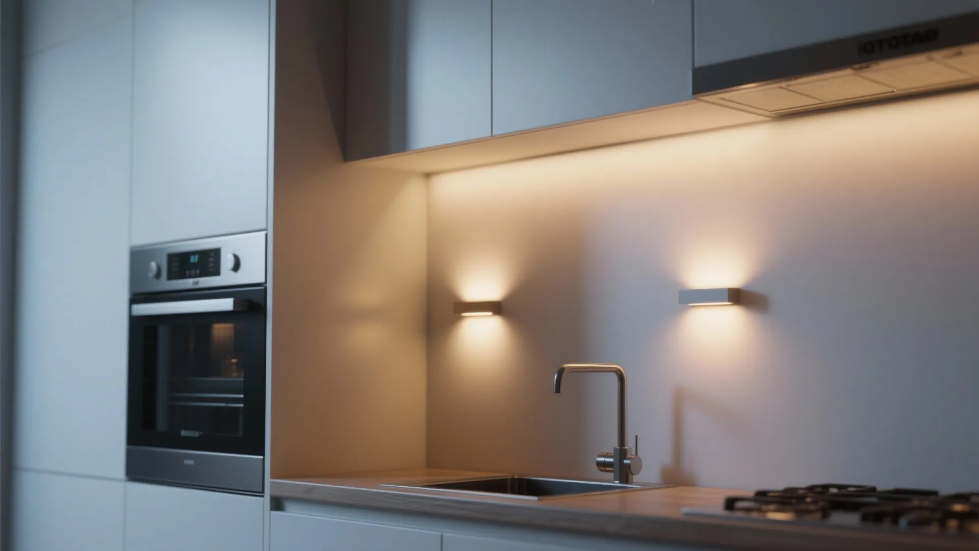 4. Flush Wall Sconces with Dimmer Control