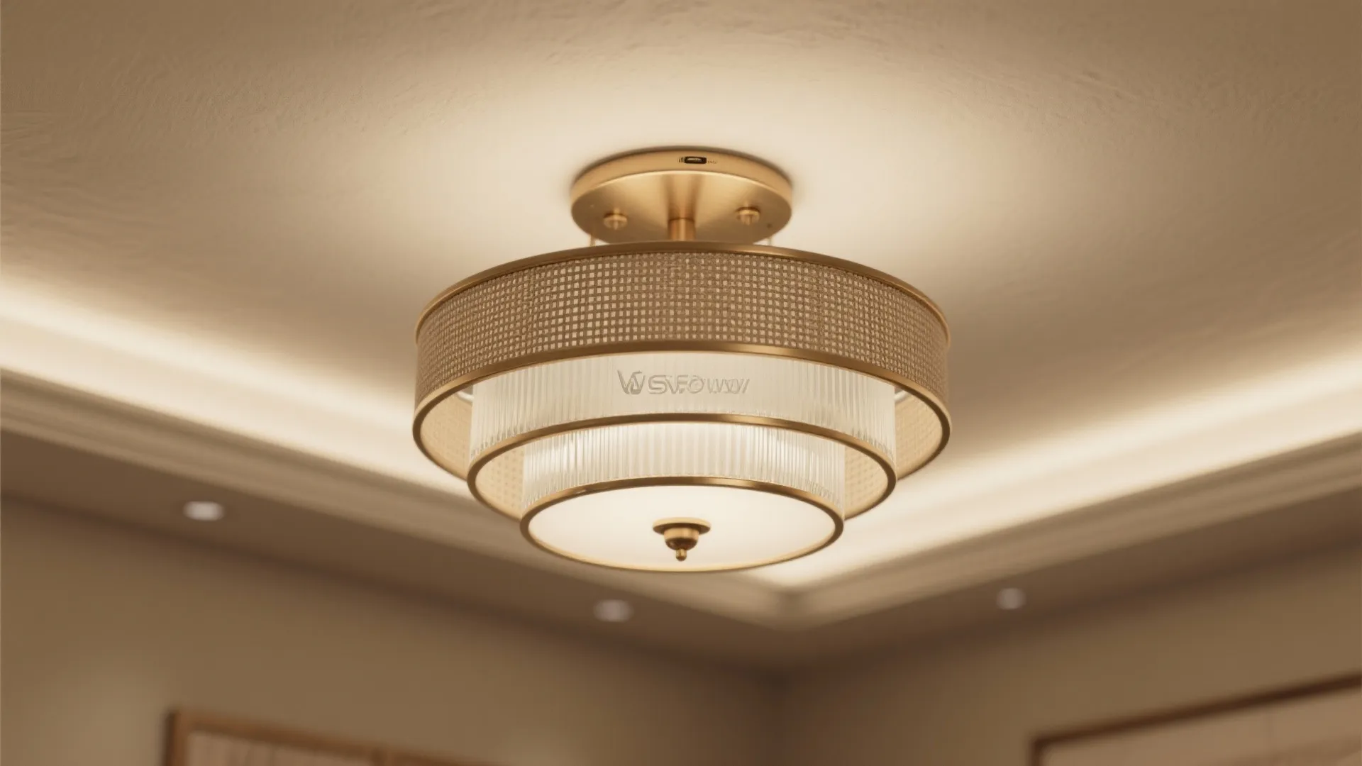 4. Flush or Semi-Flush Mounts with Decorative Details