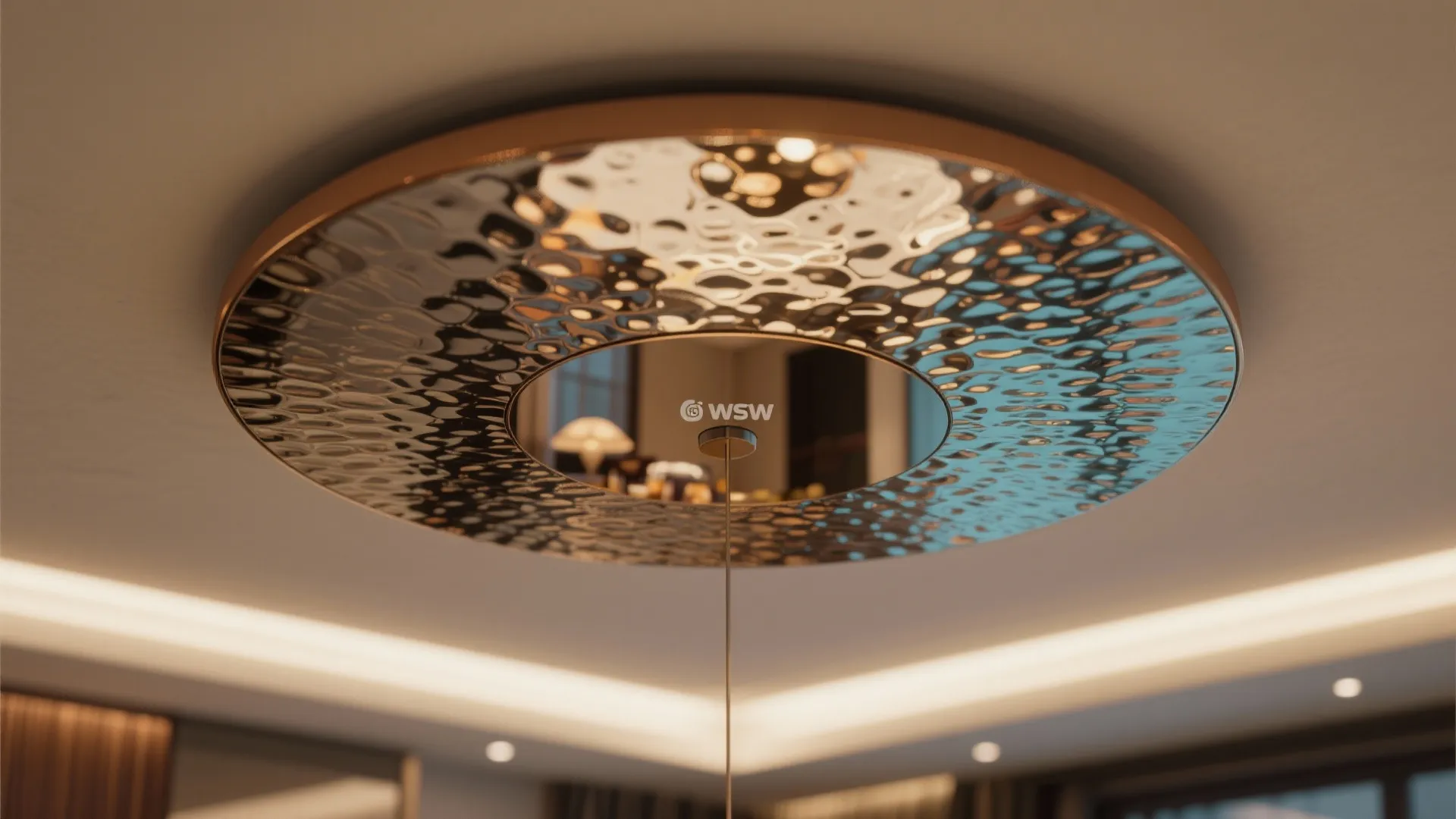 5. Flush-Mount with Statement Surface — subtle but stylish