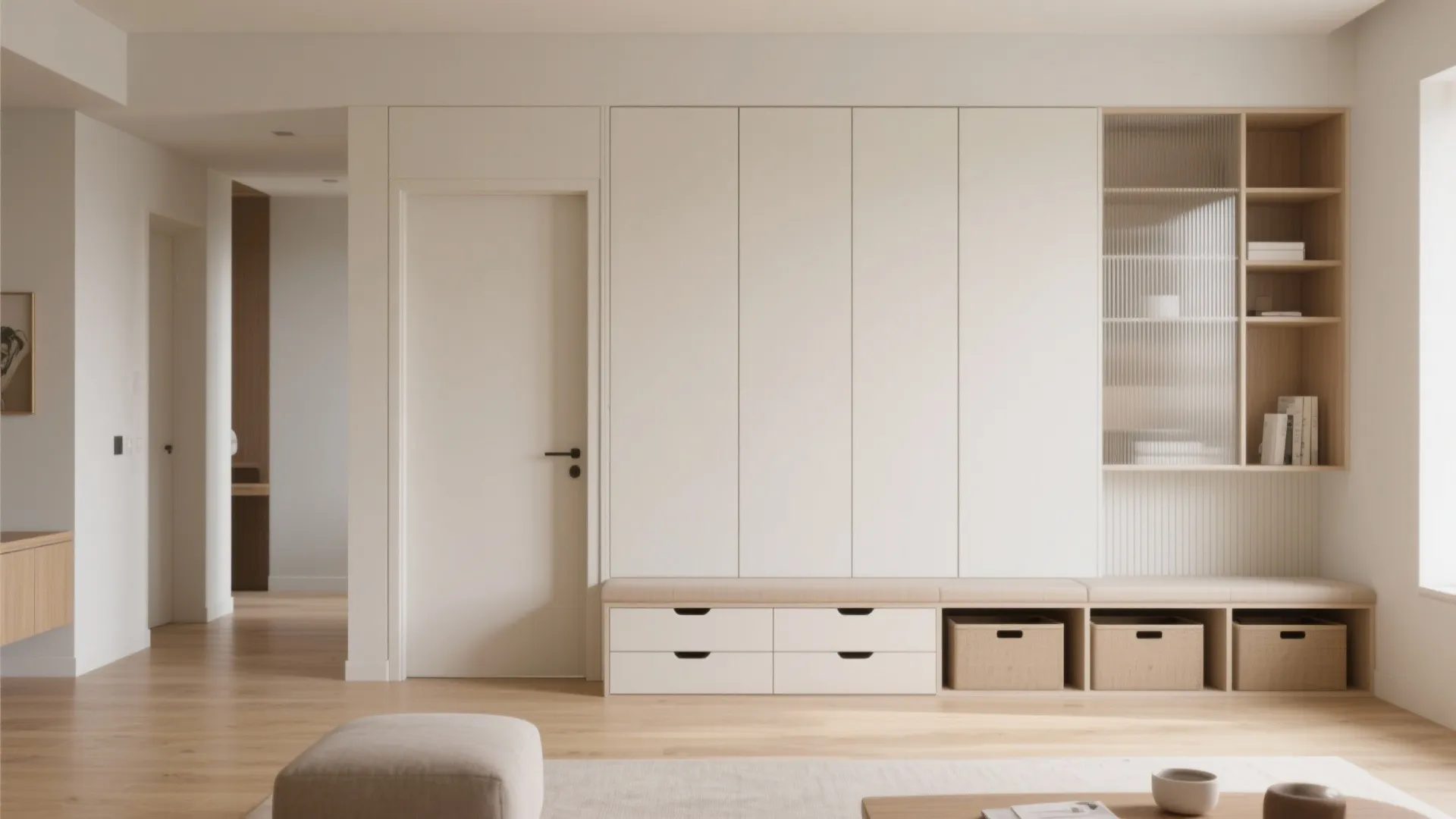 3. Built-In Storage That Disappears