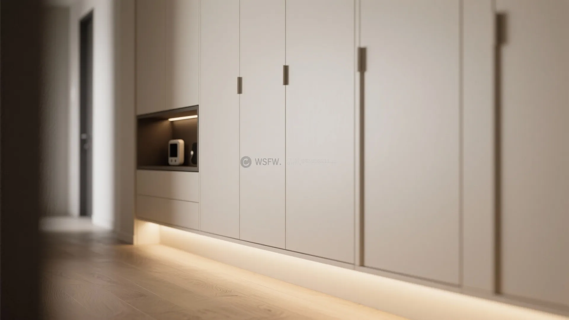 Built-In Storage Walls that Disappear