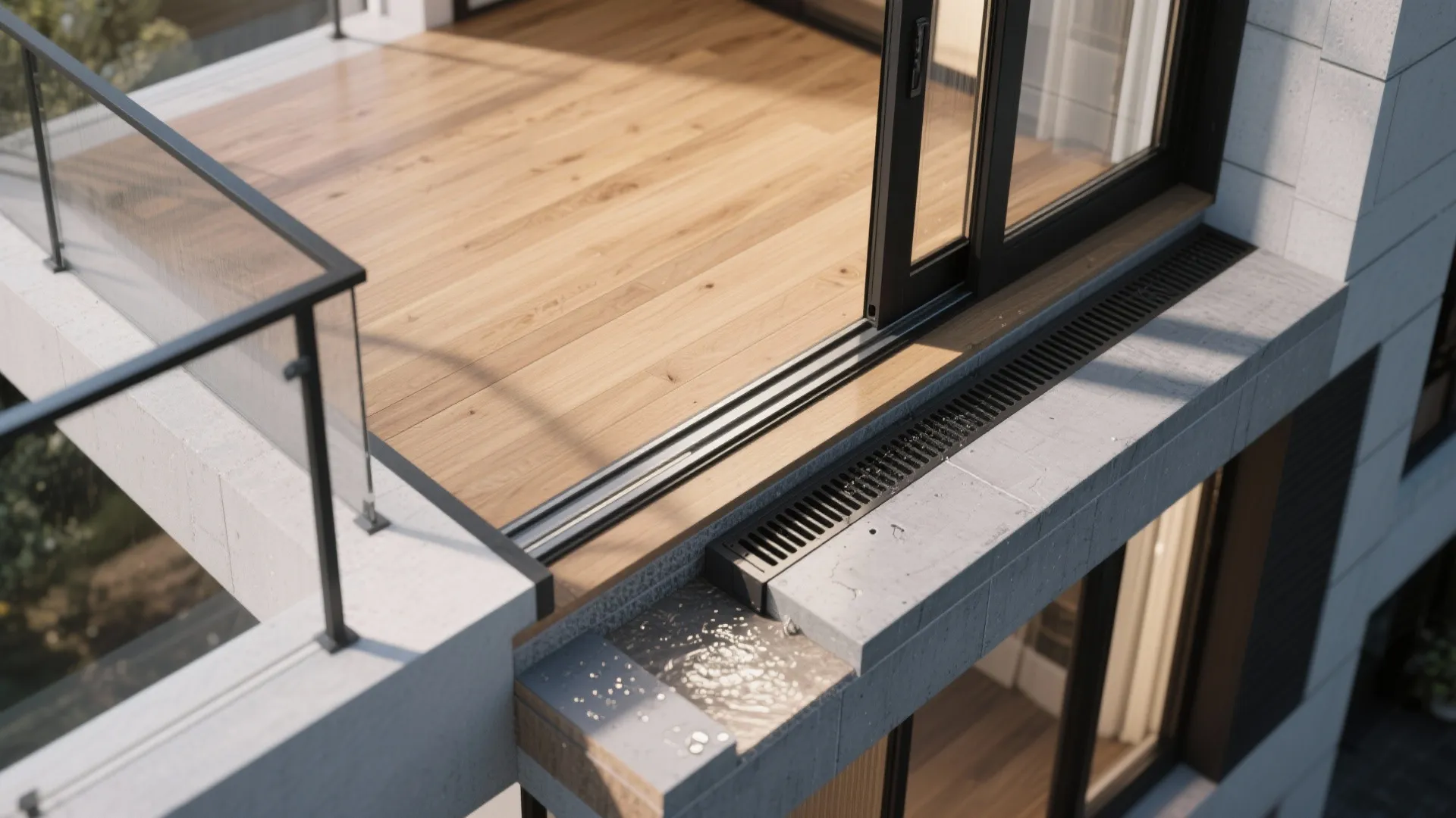 Idea 4: Keep thresholds flush, but respect water