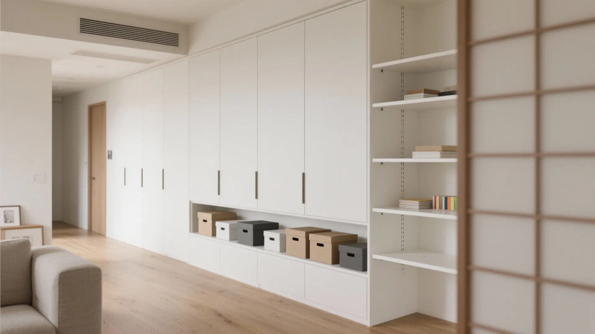 Tips 3: 80㎡でも“壁が収納”になる設計（小空间收纳／收纳技巧）