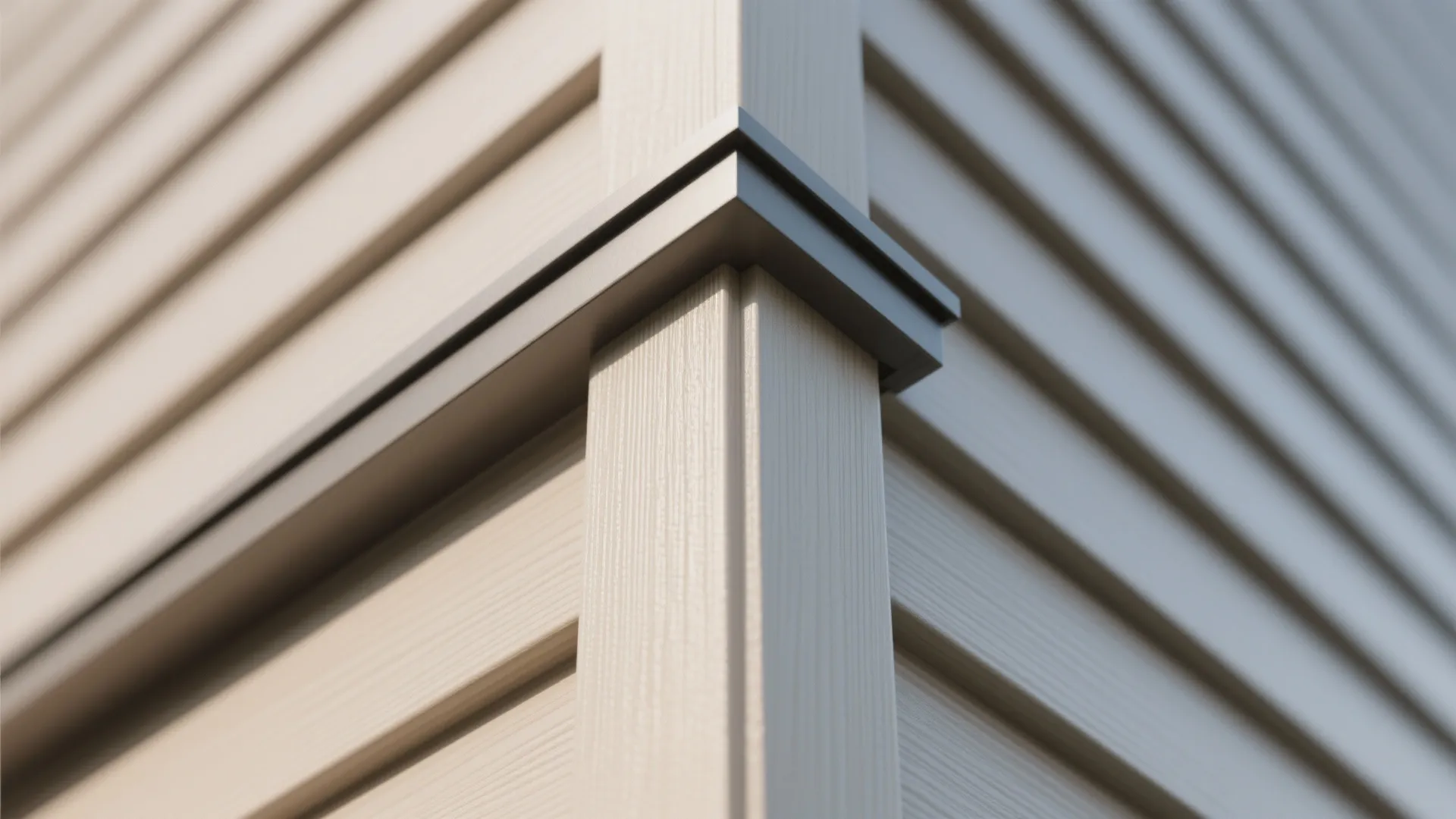 1) Minimalist fluted cladding for compact patios