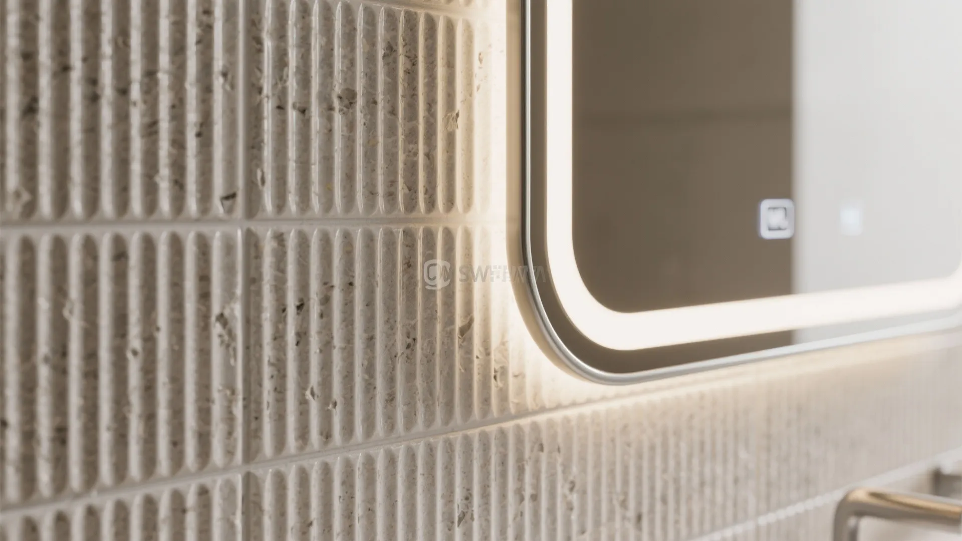 Textured Splashbacks and Mirror Strategies for Depth