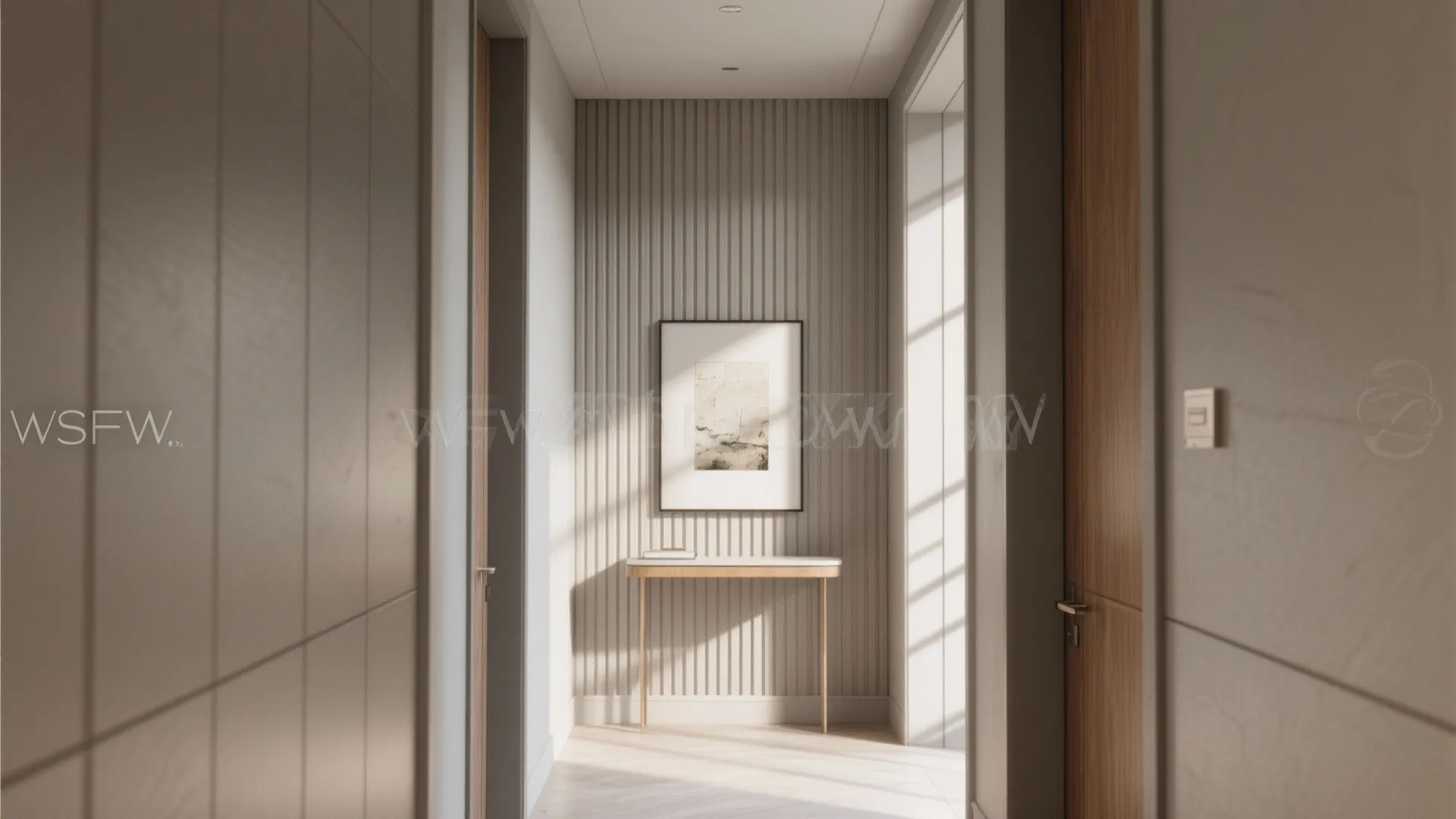 Fluted Panels and Vertical Battens for Rhythm