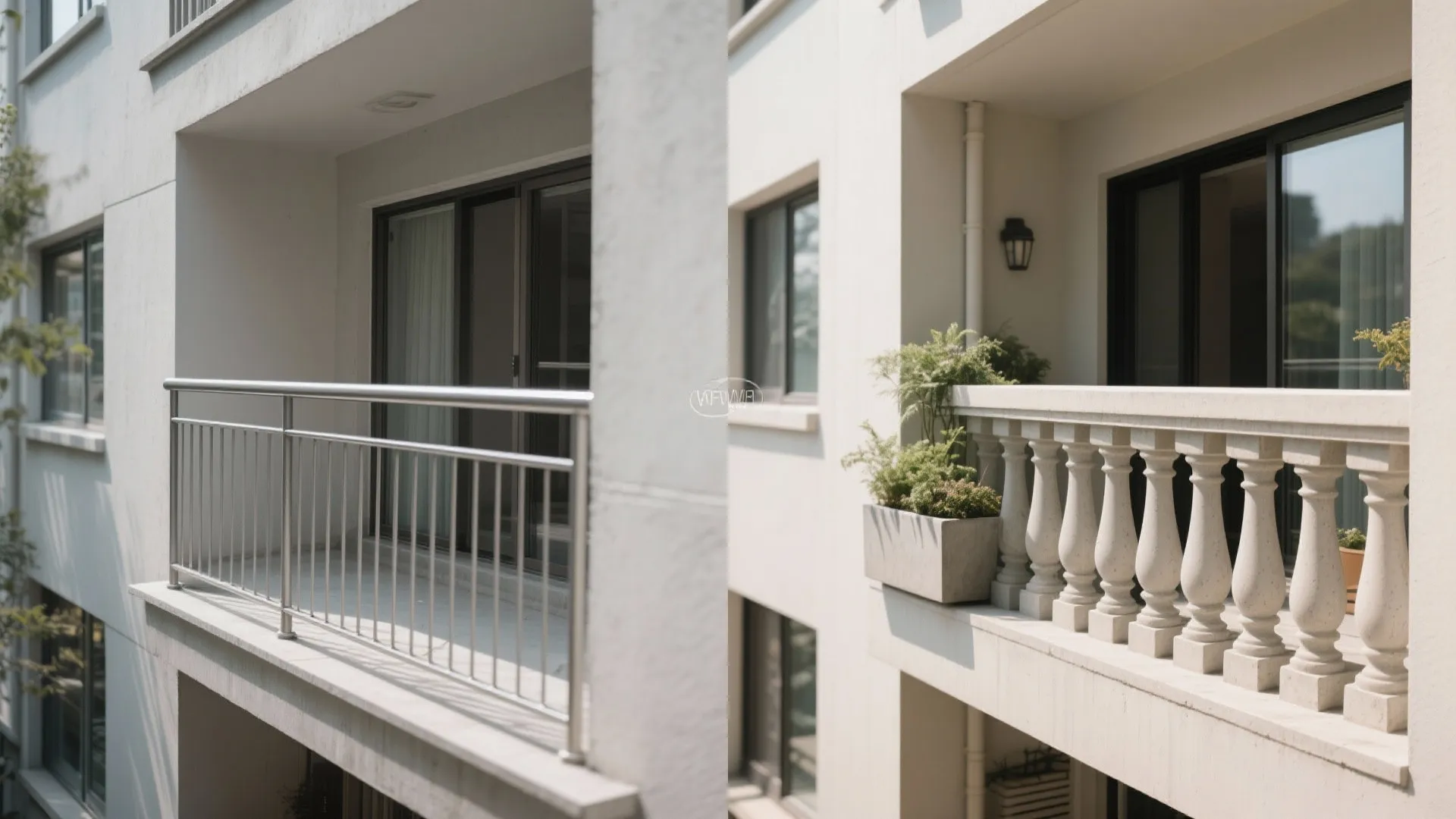 Minimalist Fluted Concrete Balusters