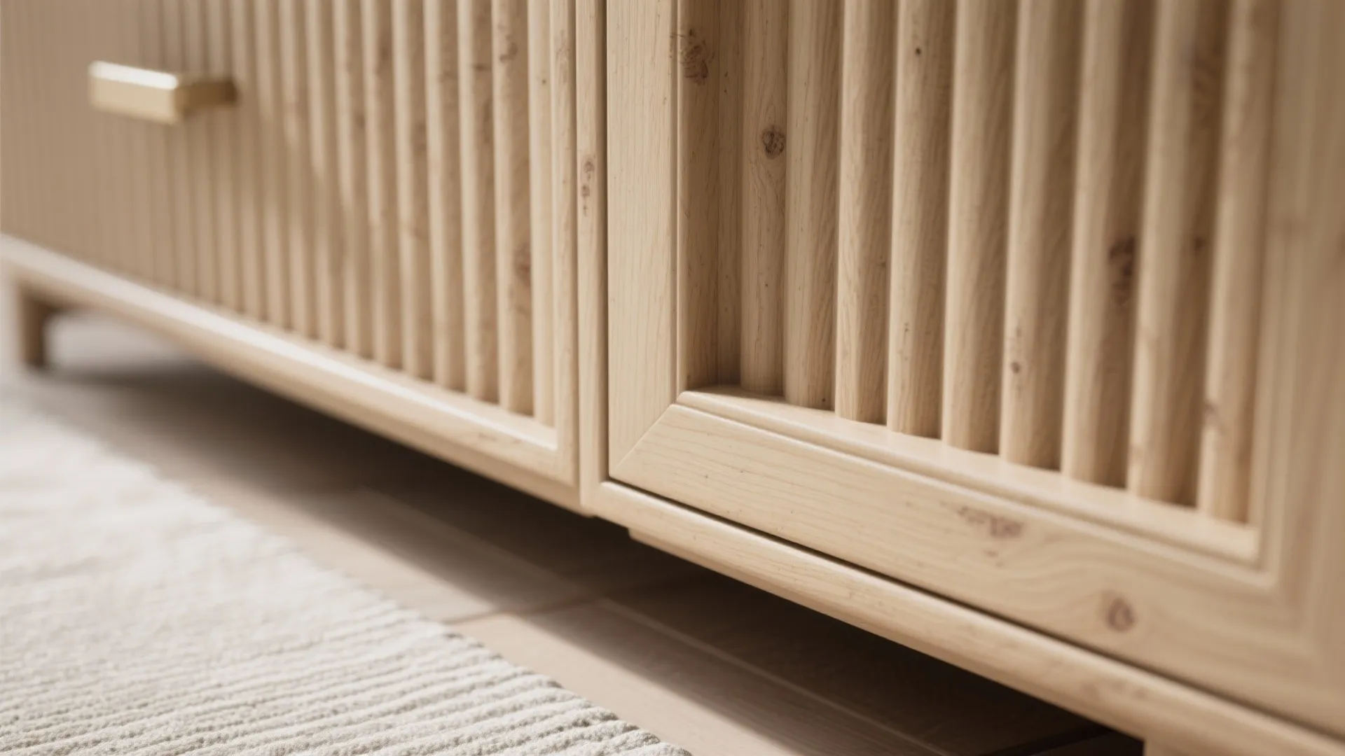 Minimalist storage for a calmer living room