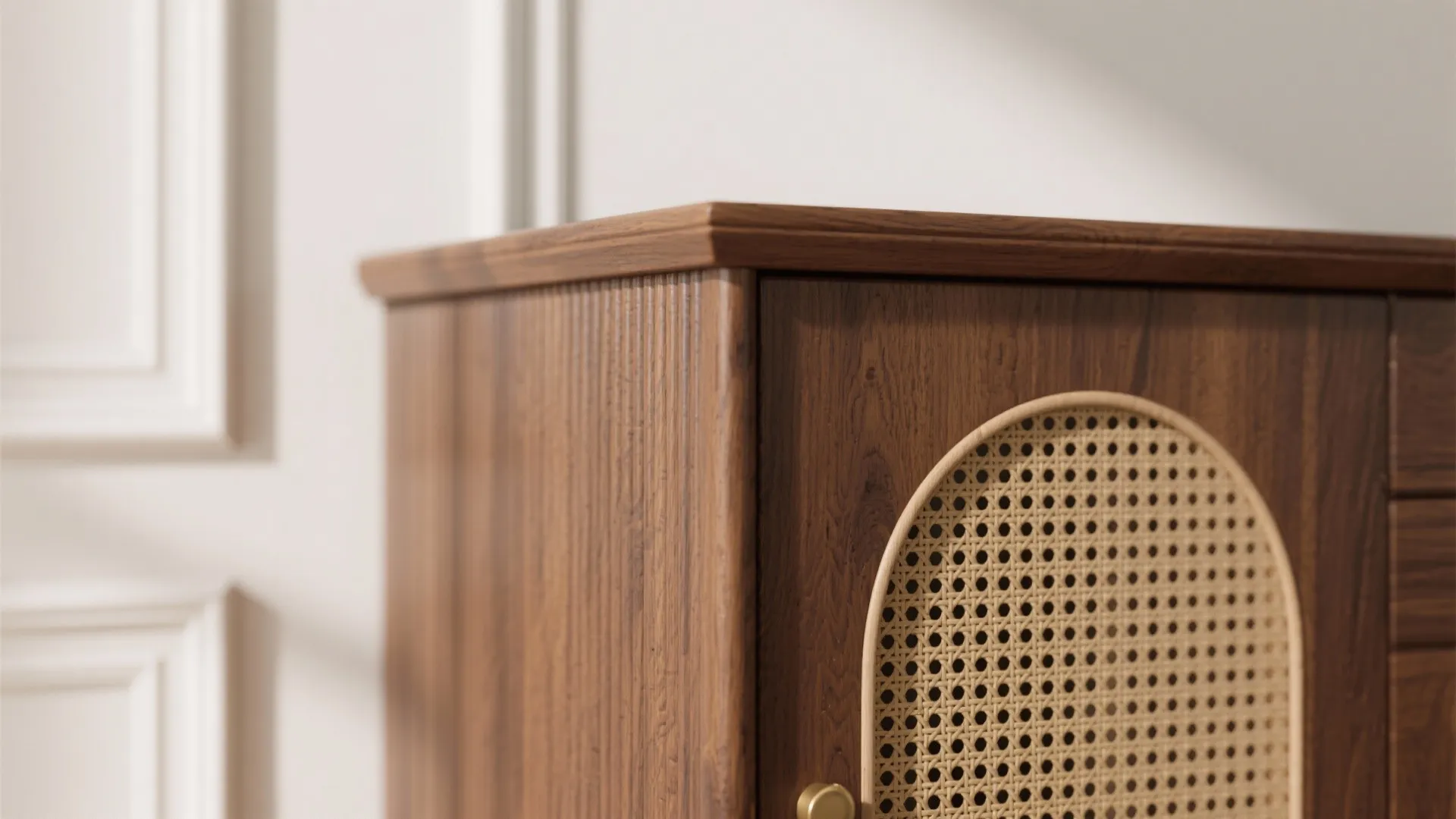 Warm Wood Accents with Light Shell