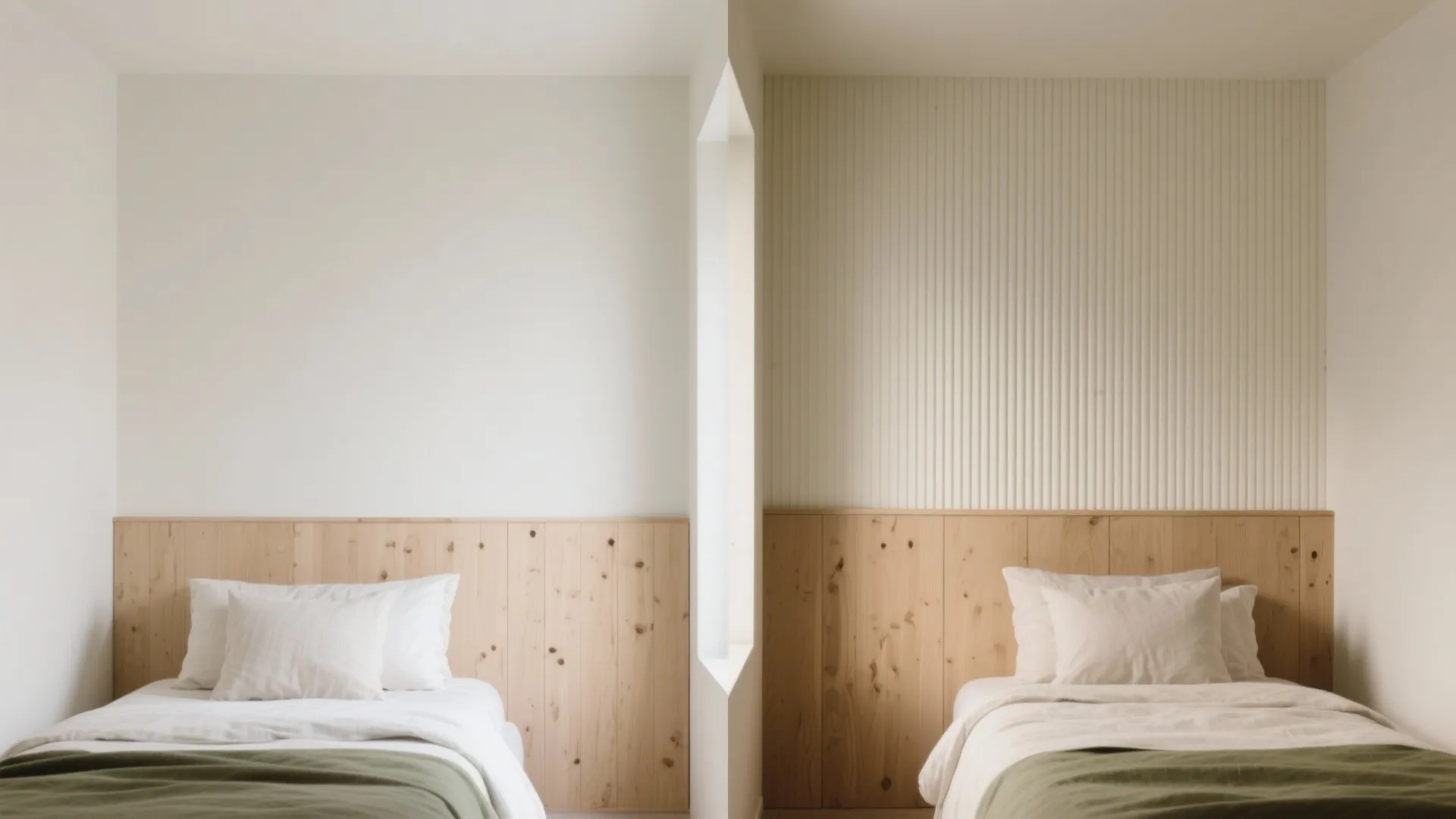 Fluted Wood + Paint Combo