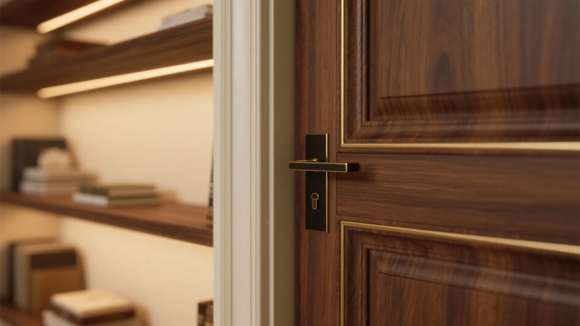 Built-in Millwork With Concealed Storage