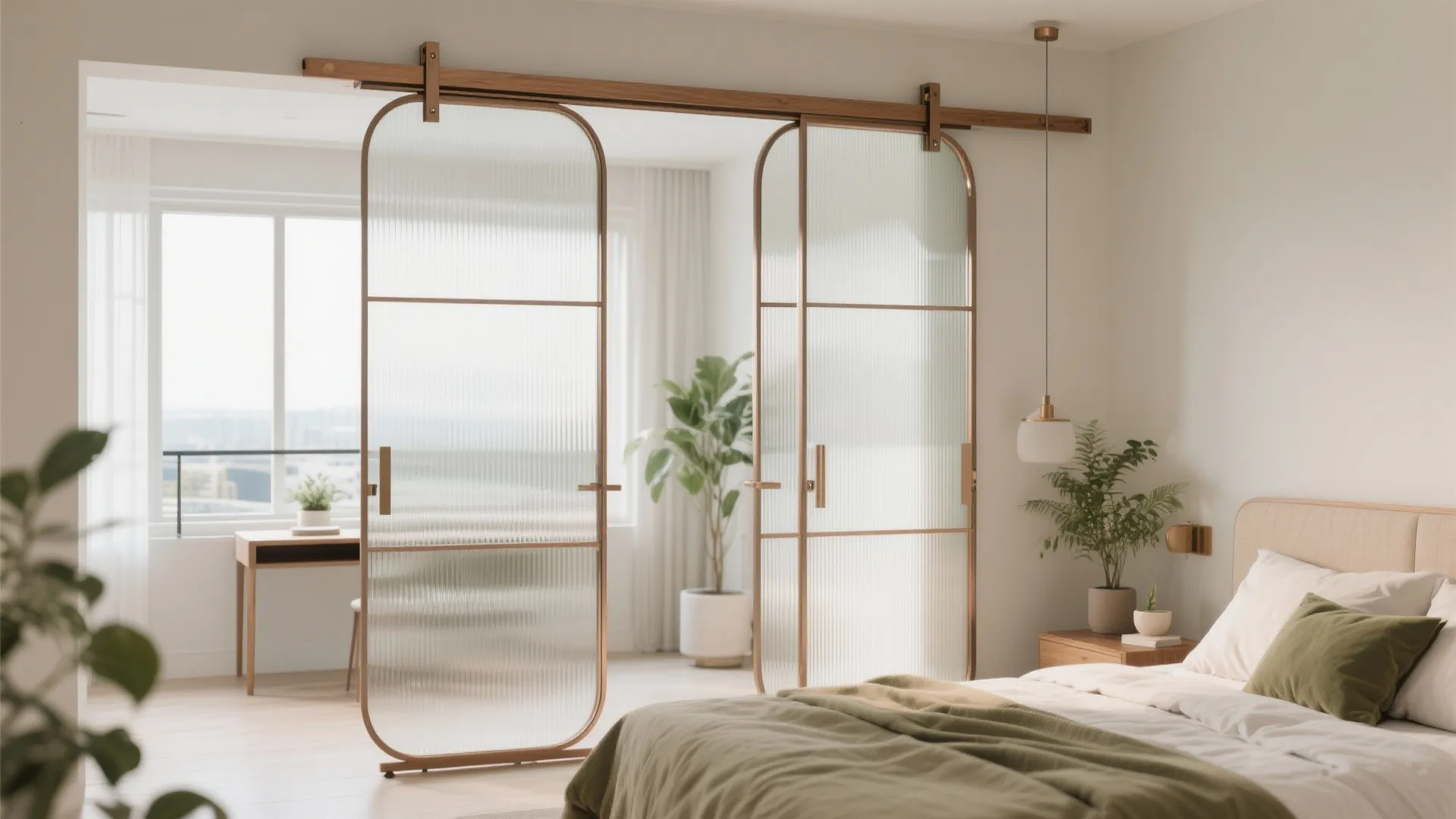 Translucent dividers for privacy without blocking light