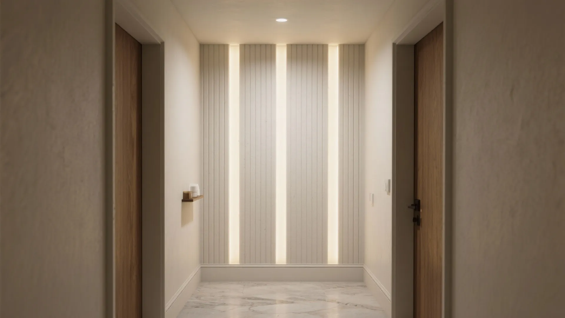 Idea 2: Fluted grooves to fake height