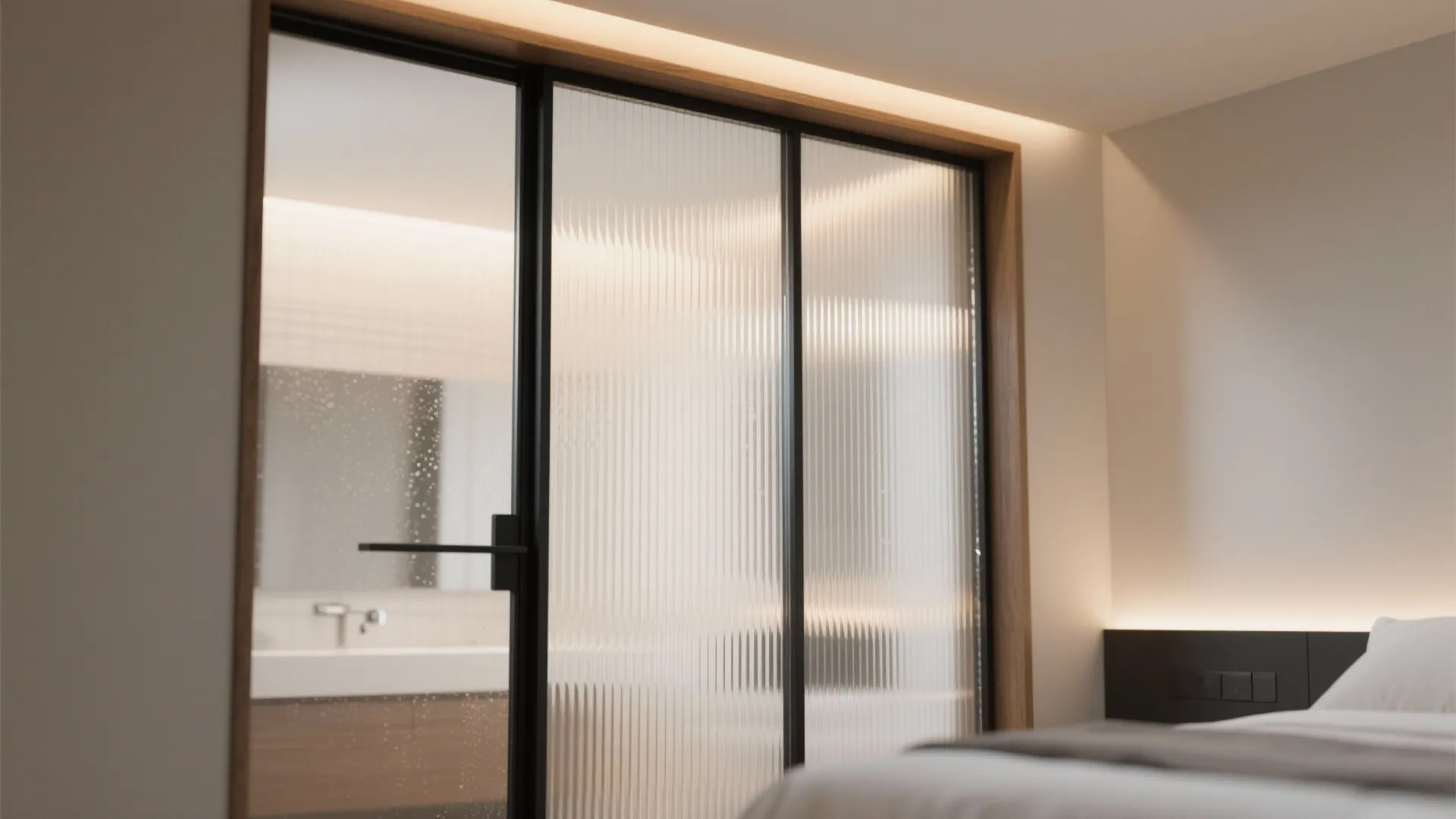 Frosted or Fluted Glass to Borrow Light (and Keep Privacy)