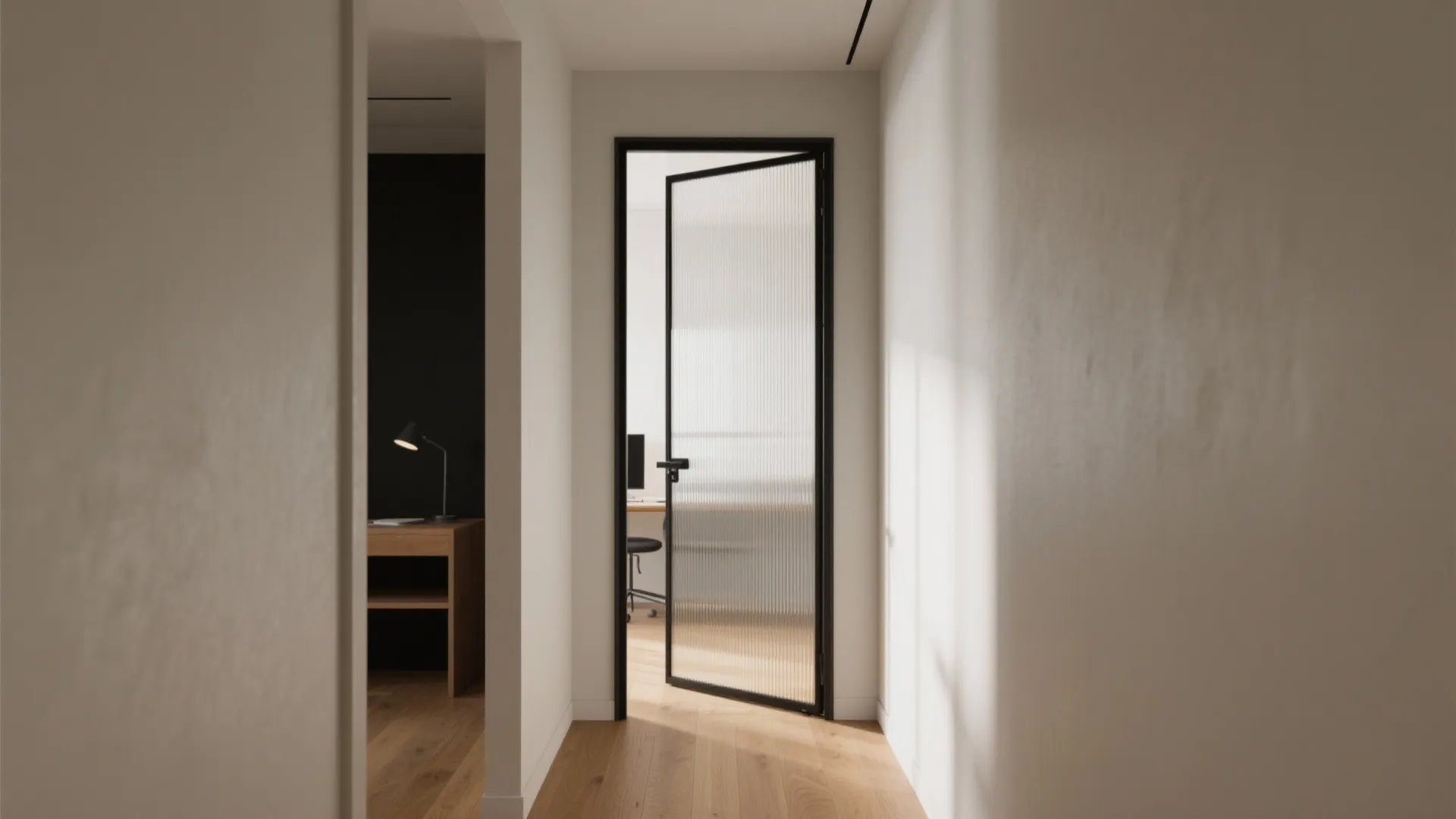 Frameless or Fluted Glass for Light and Privacy