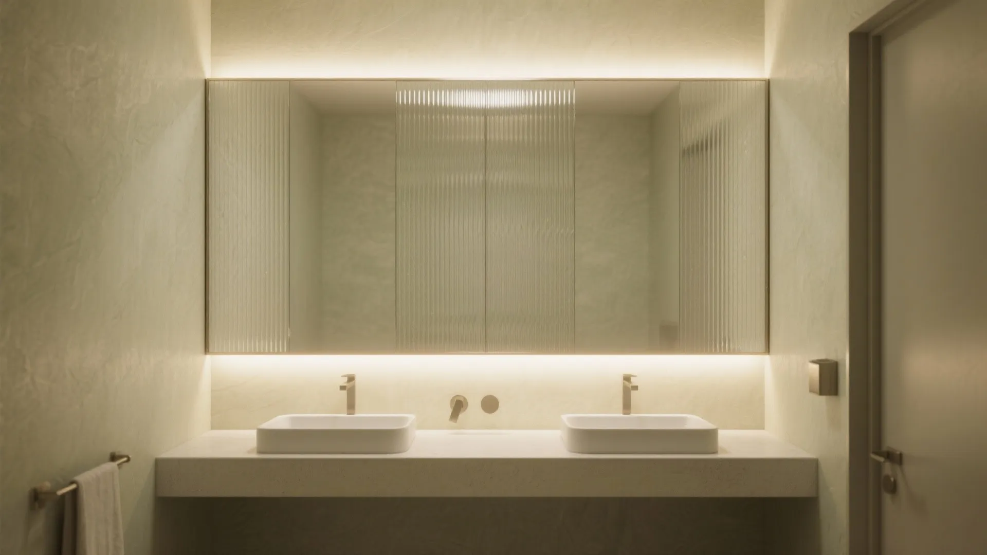 Fluted Glass, Borrowed Light, and Subtle Privacy