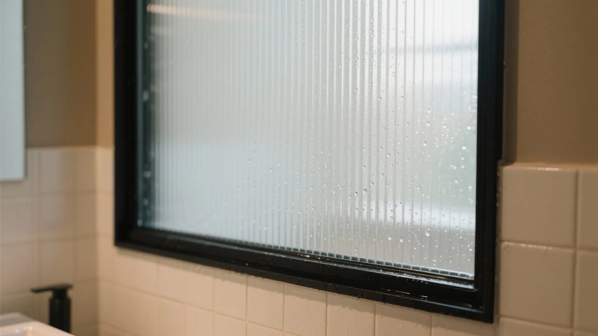 Frosted or Fluted Glass for Soft-Daylight Privacy