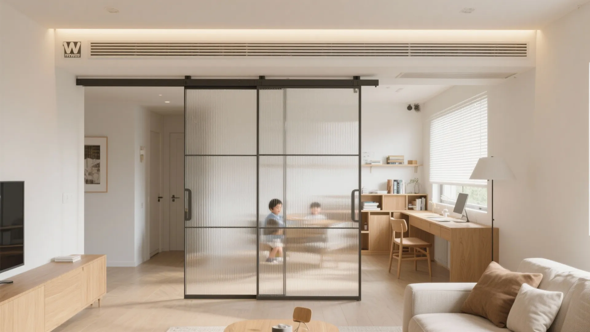 Glass Partitions for Light, Privacy, and Flow