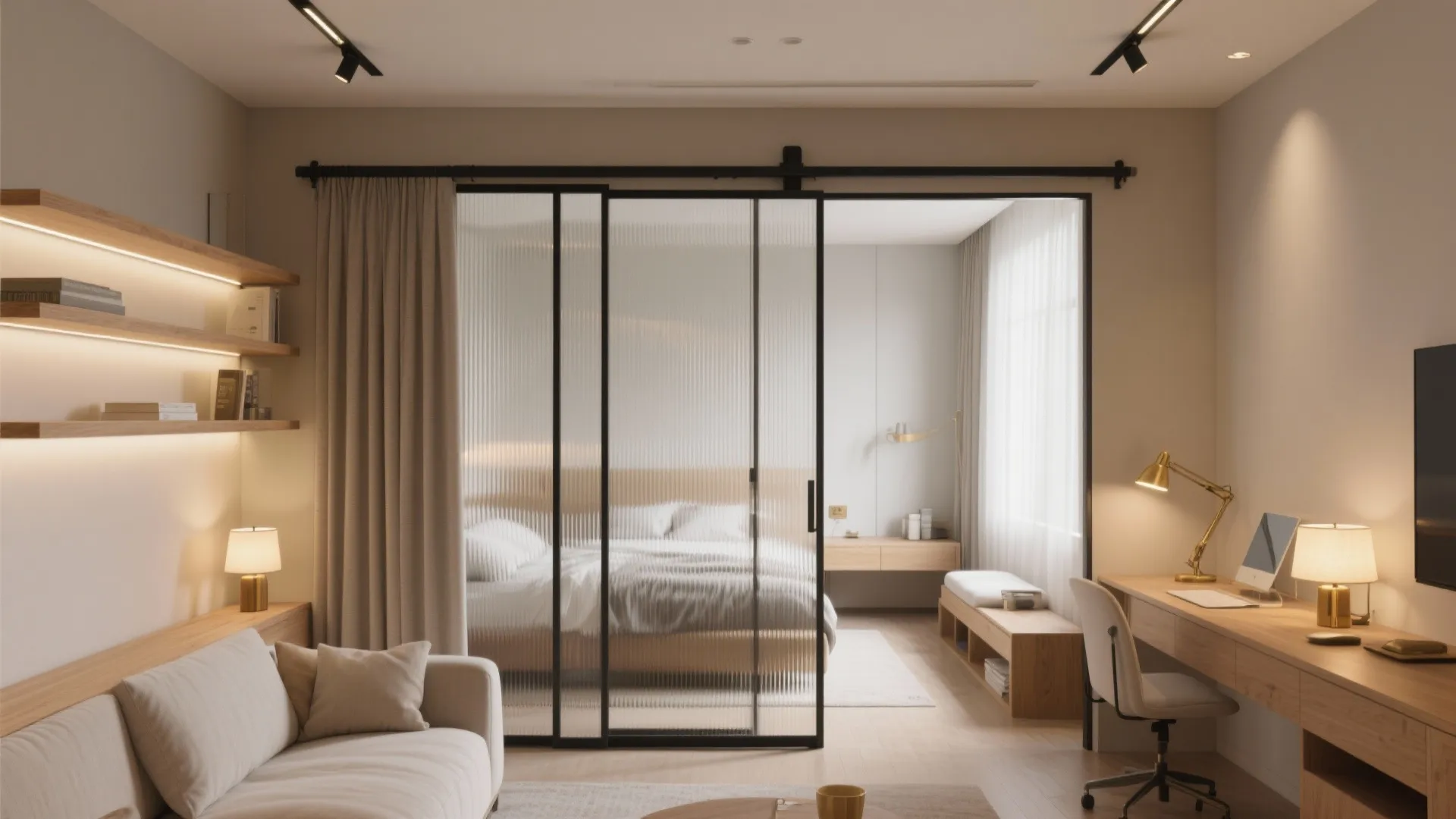 1) Sliding zones and layered lighting