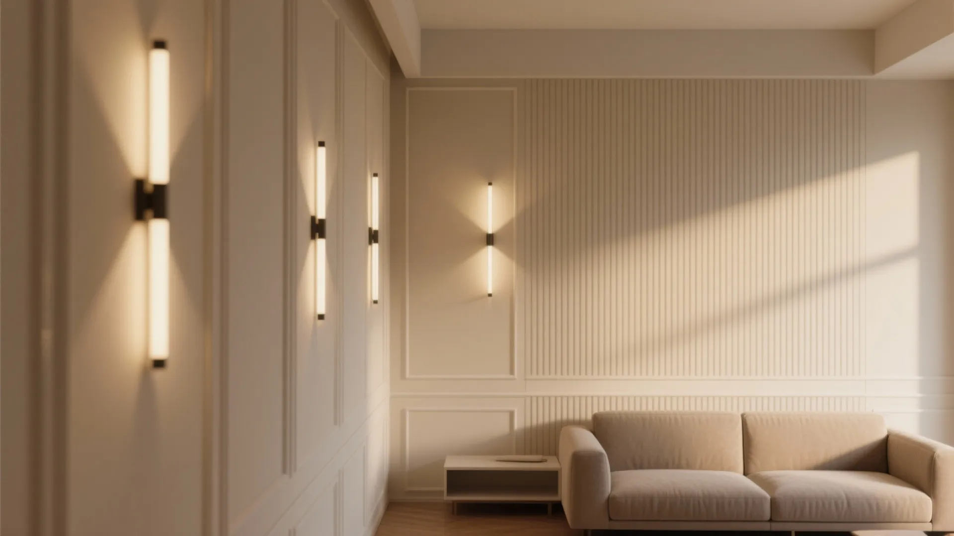 Fluted Lines + Grazing Light