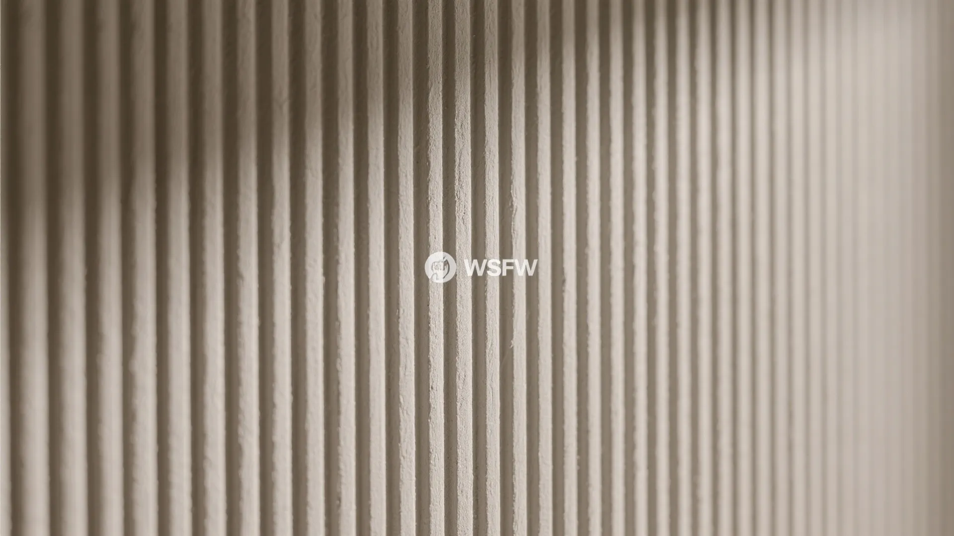 Calm Greige Fluted Texture Around the TV