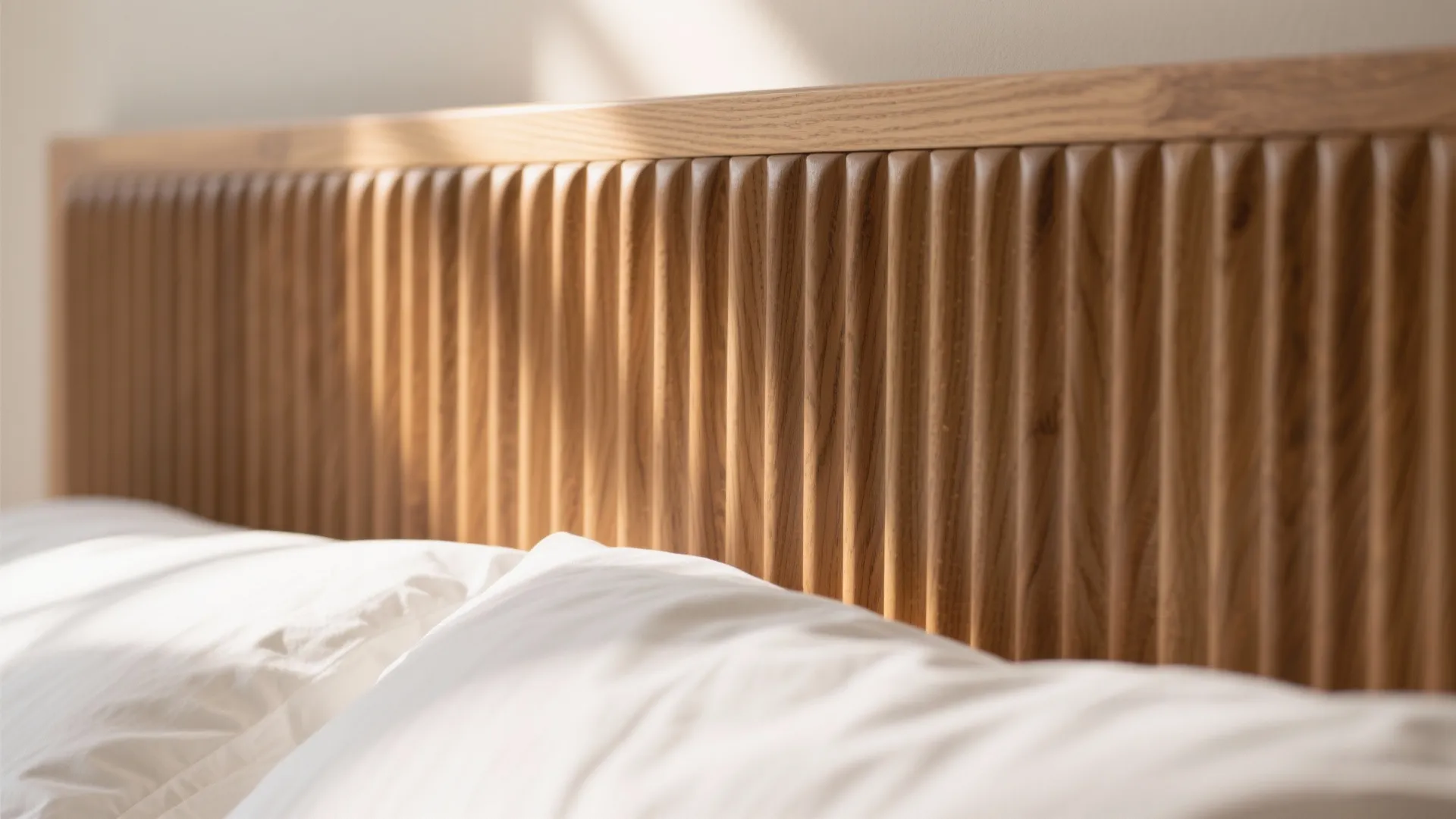 Warm wood accents to soften modern lines