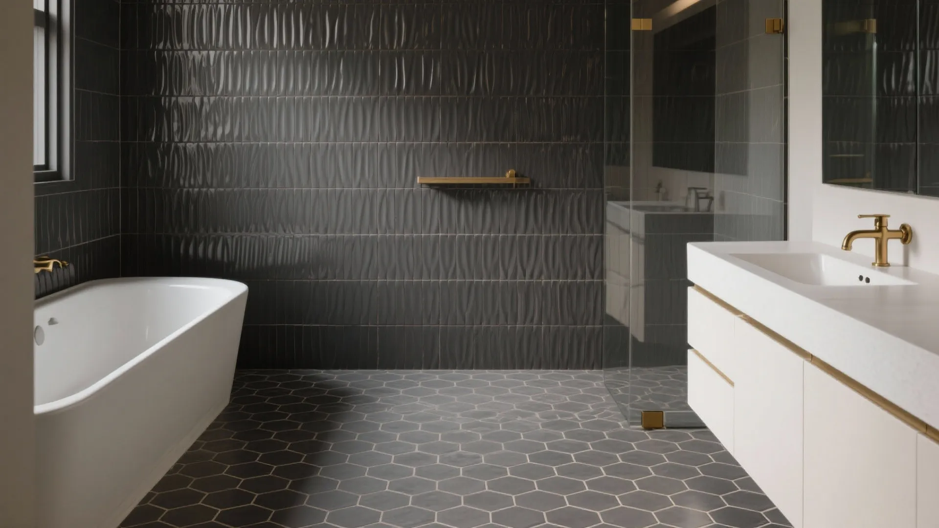 Texture Mix: Fluted, Ribbed, and Hex Mosaics