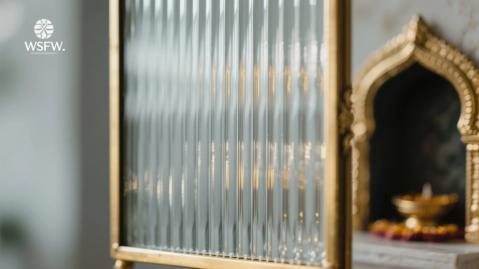 Fluted or Reeded Glass for Soft Privacy