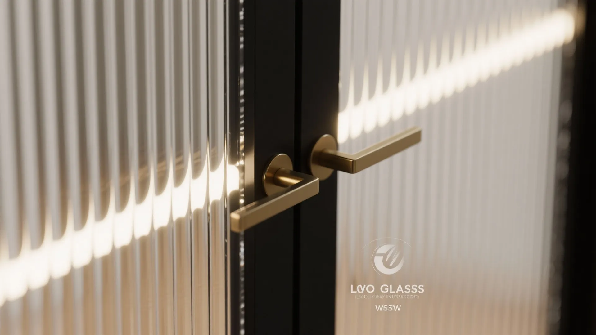 Fluted (Ribbed) Glass for Soft Privacy and Texture