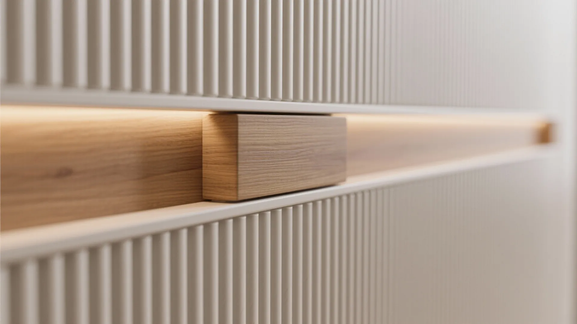 Minimalist storage that disappears visual clutter