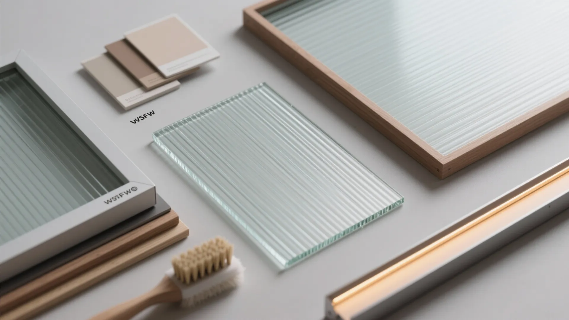 Ribbed or Fluted Glass for Soft Privacy