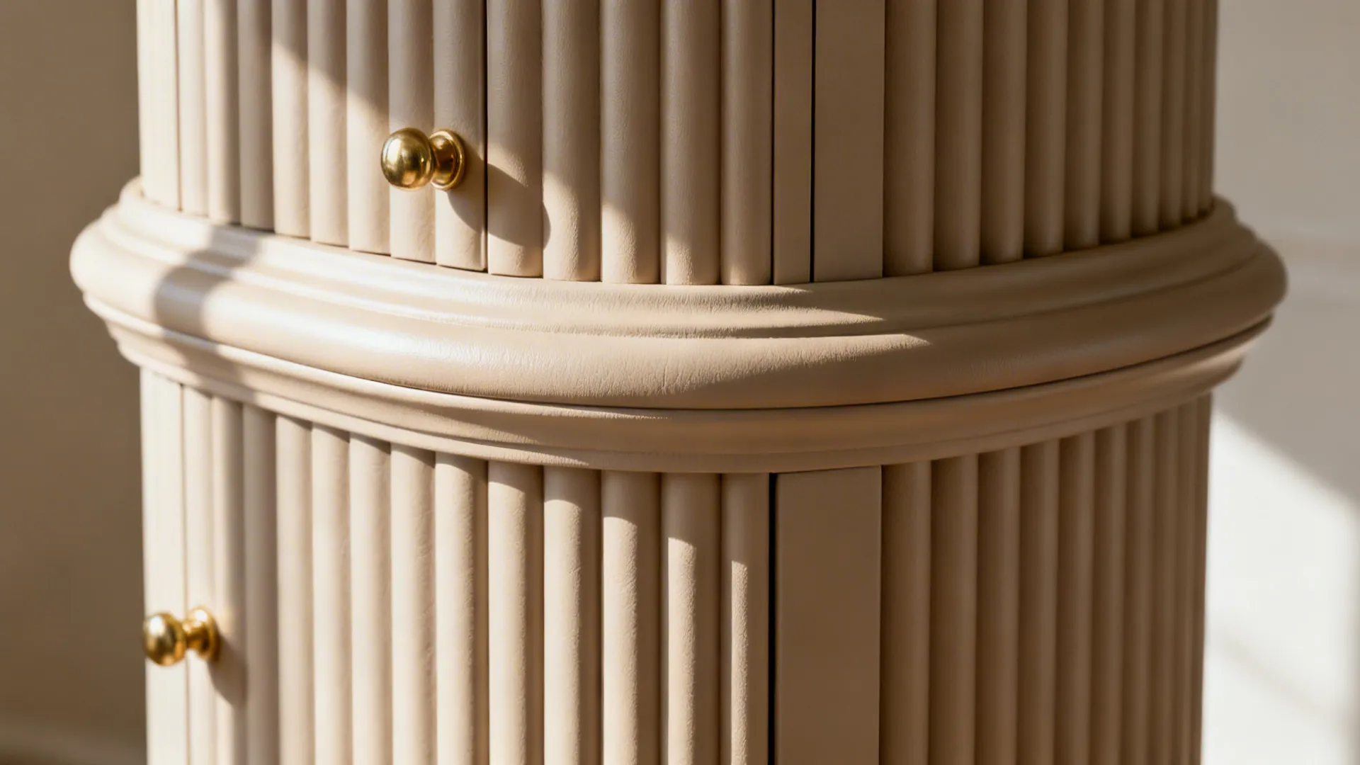 Low Console + Tall Fluted Tower