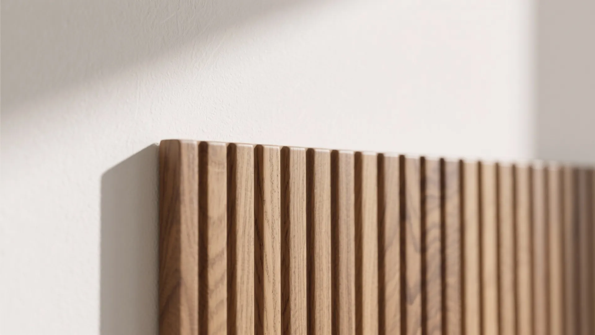 Warm wood elements for balance