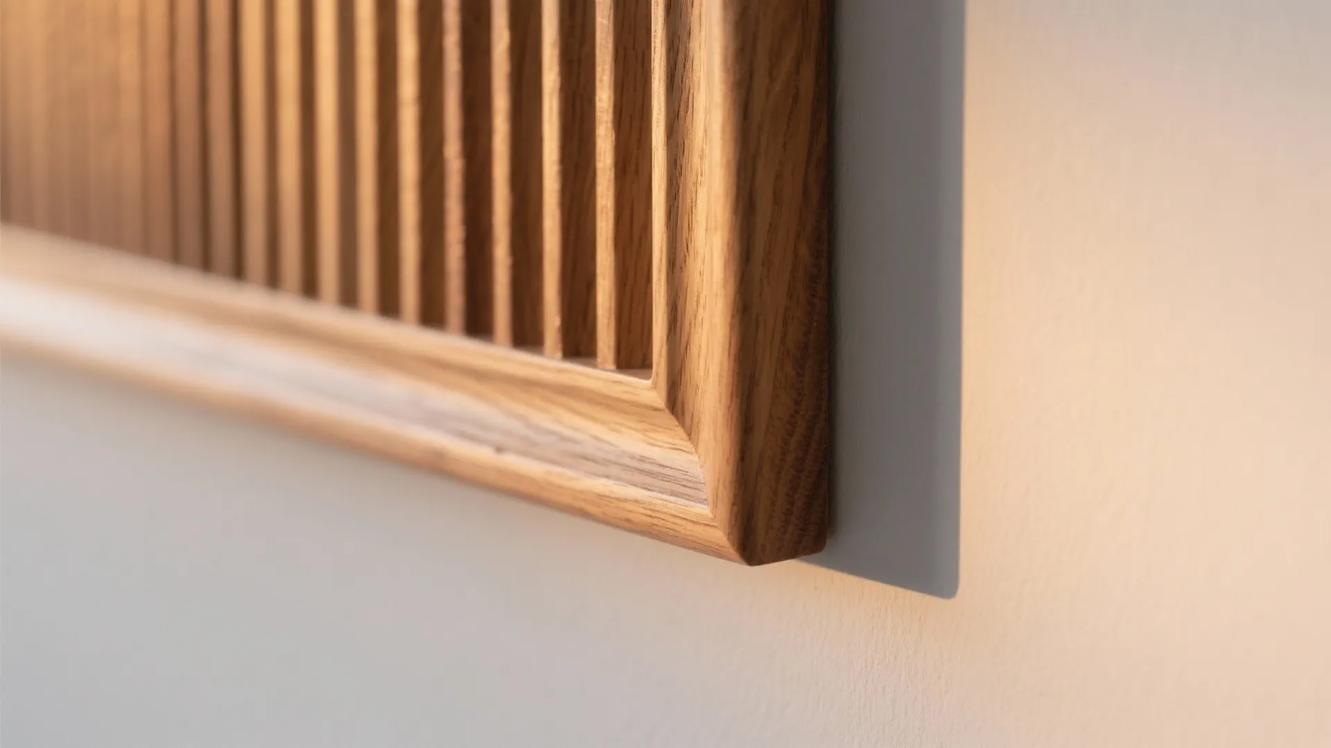 Warm wood accents to soften modern edges