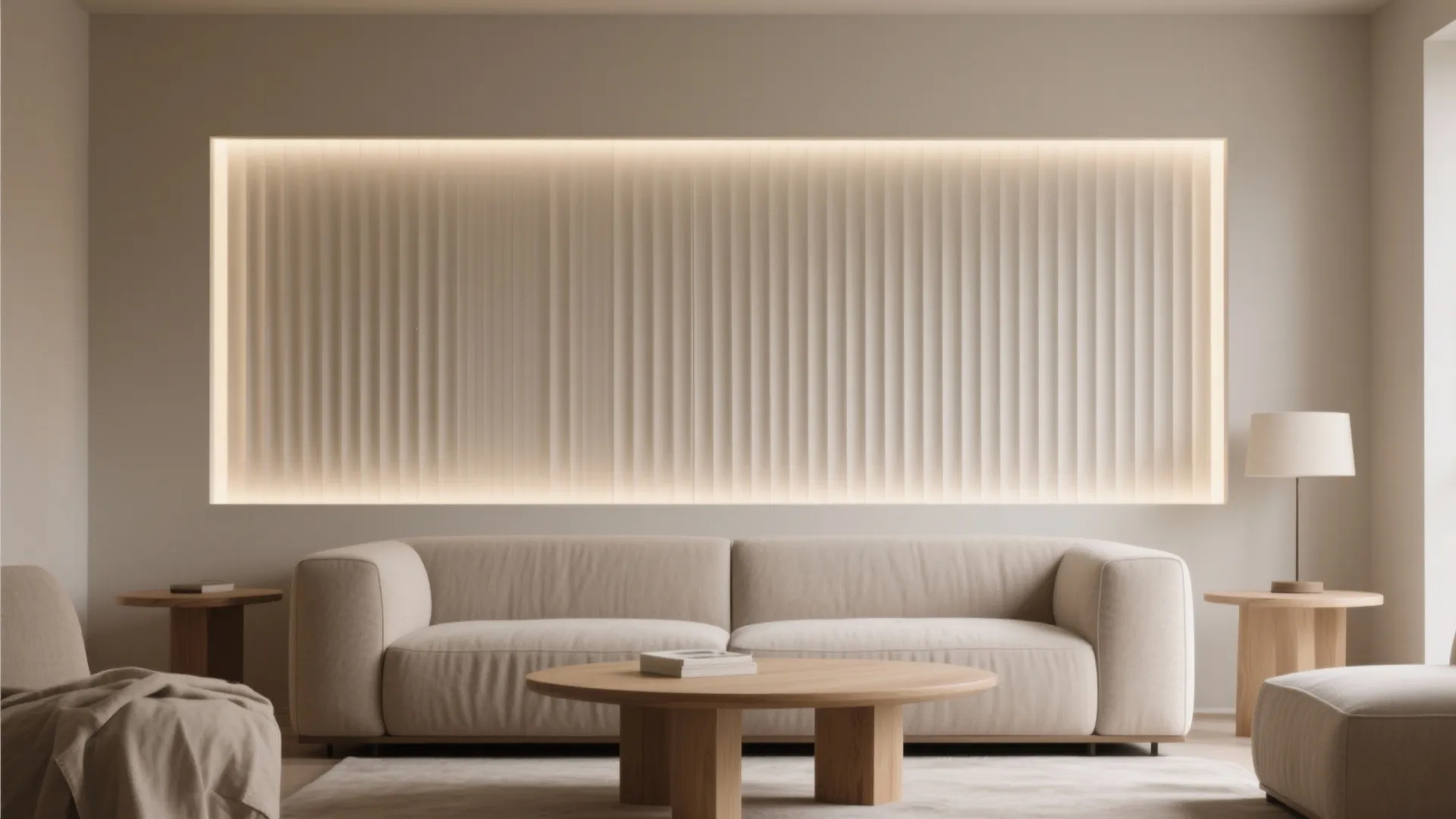 Textured POP Accent Plane: Panels, Flutes, or Soft Geometry