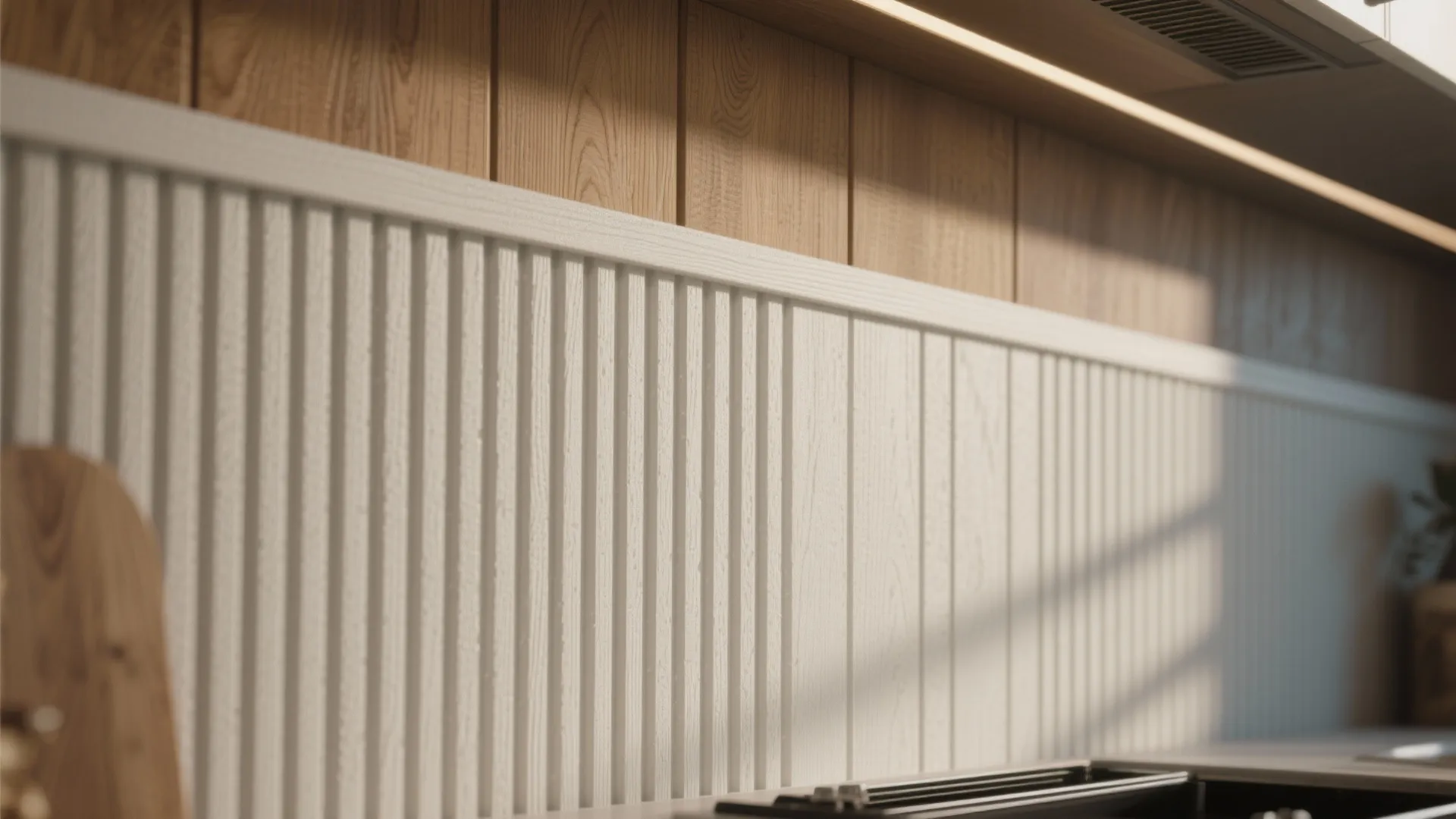 4. Textured panels and vertical interest