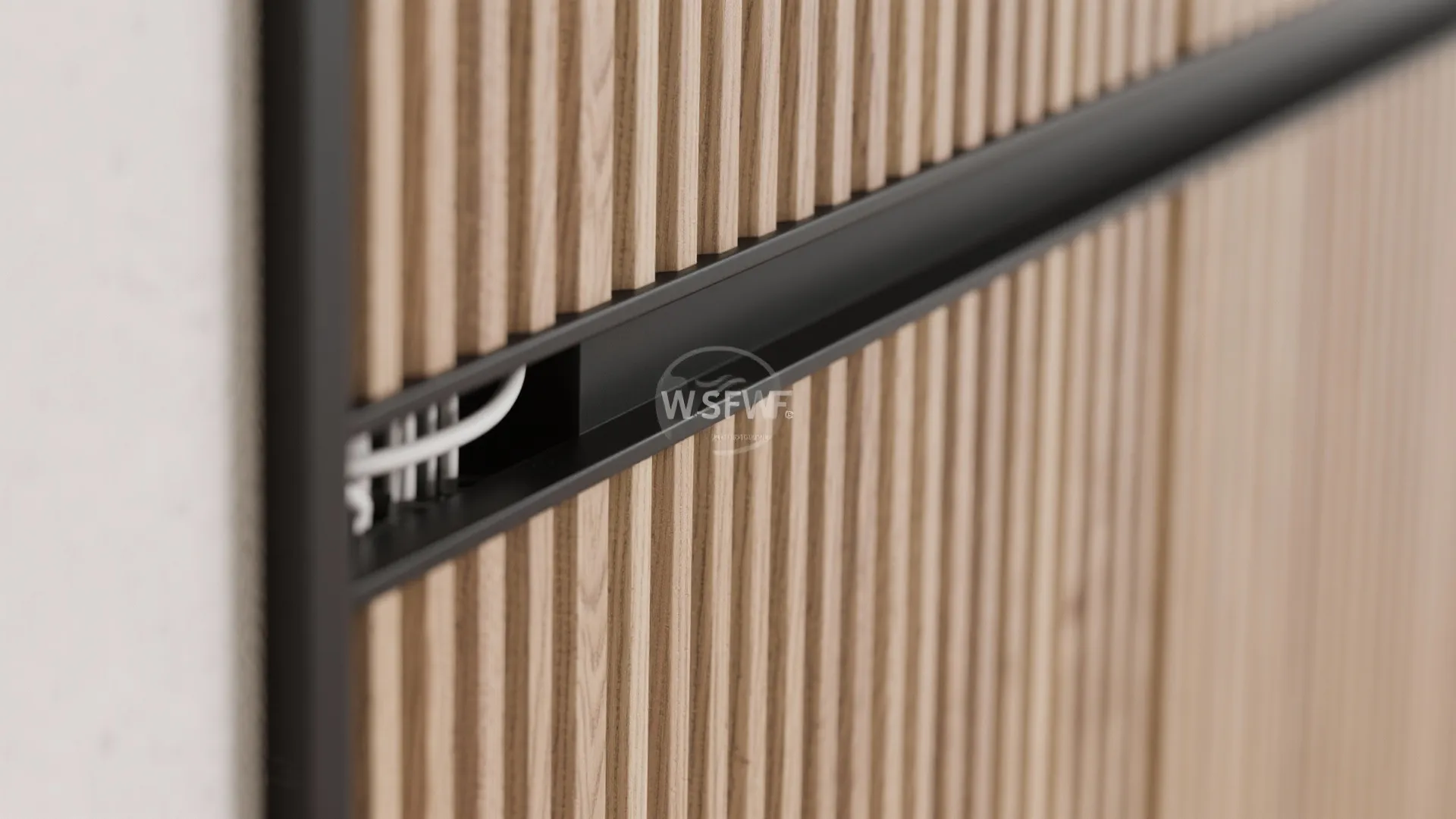 Warm wood touches without making rooms look smaller