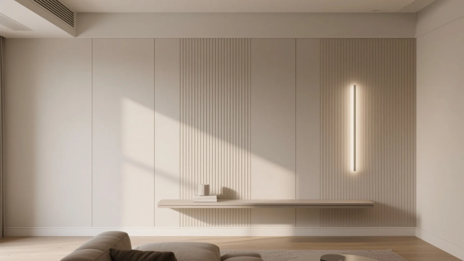 Textured Panels with Shadow Lines