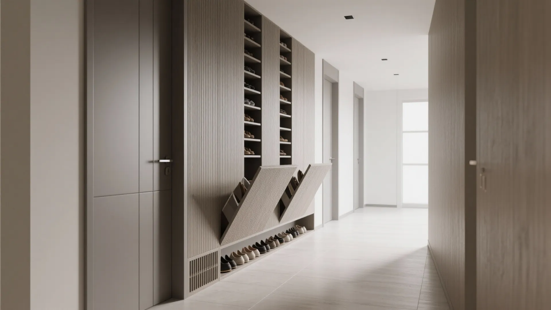 Graphic Wall Panels and Slim Storage